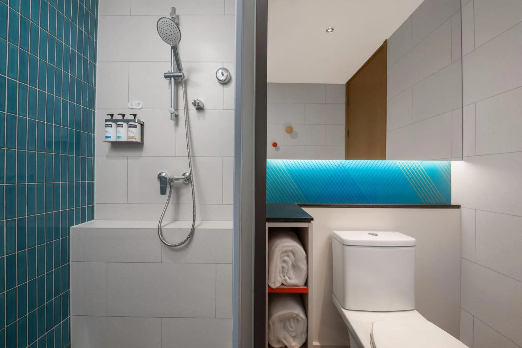 Bathroom in Holiday Inn Express Nanjing Jiangbei Wonhall Mall