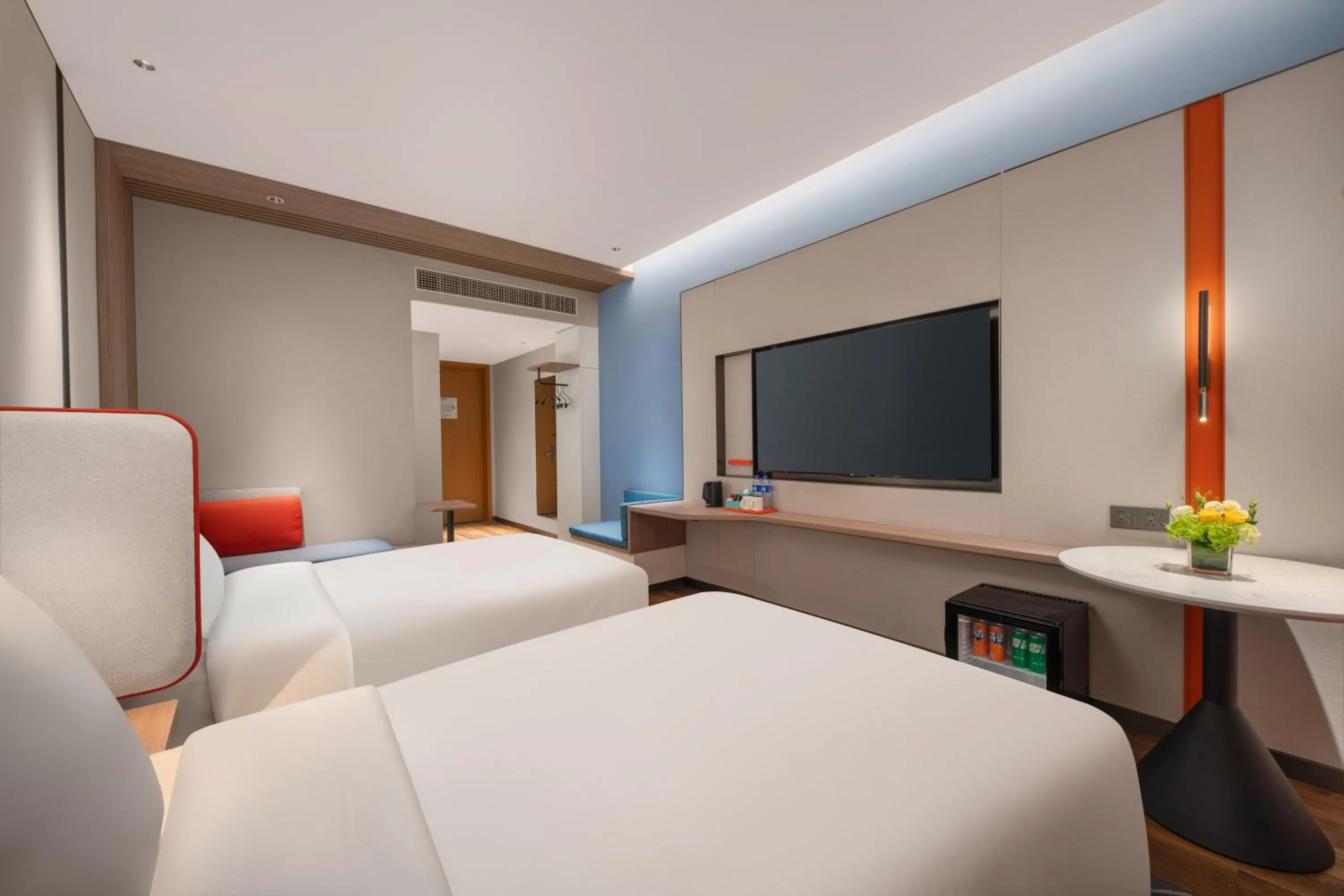 TV and multimedia, Bed in Holiday Inn Express Nanjing Jiangbei Wonhall Mall