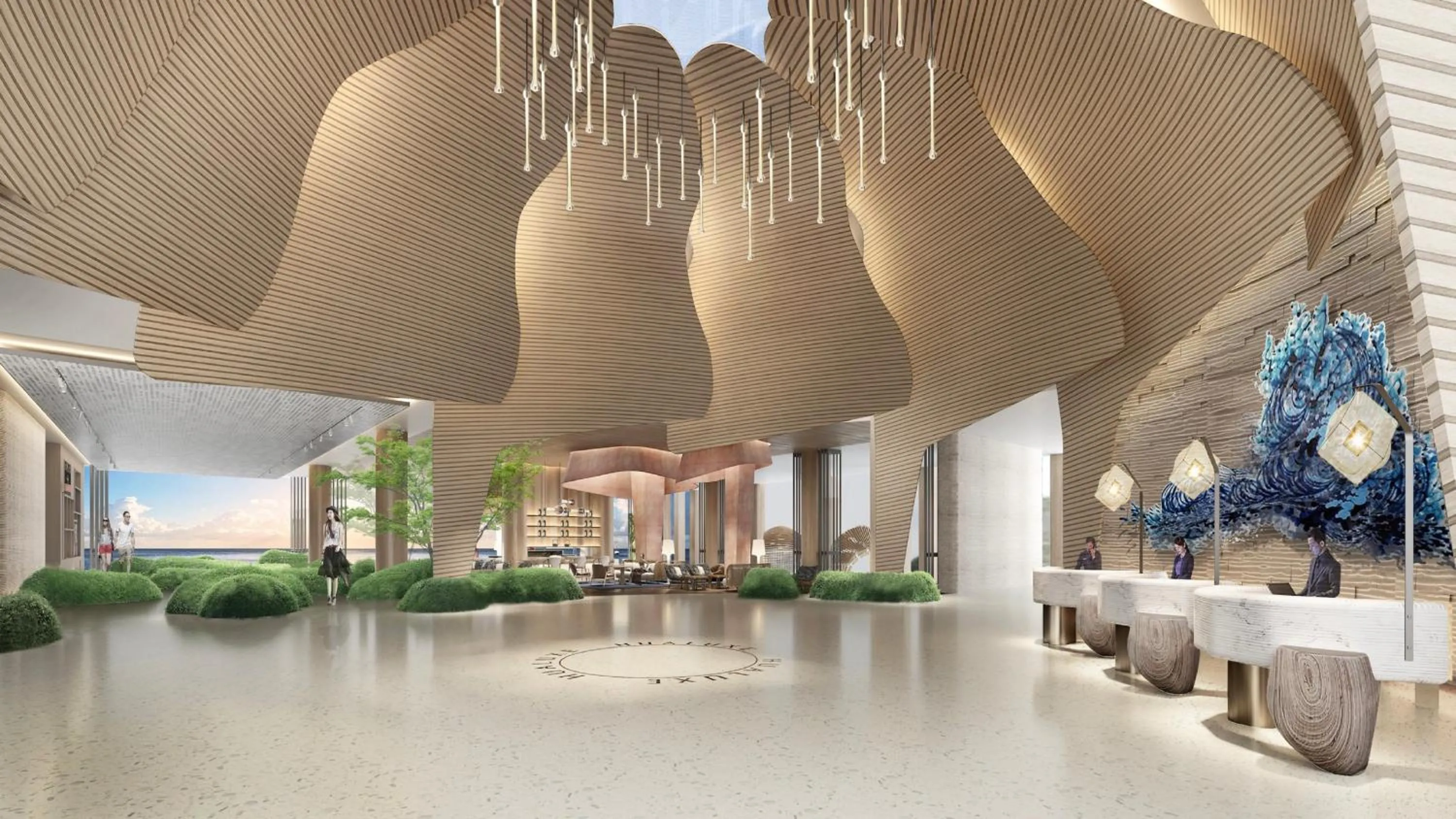 Property building in HUALUXE Sanya Yalong Bay Resort