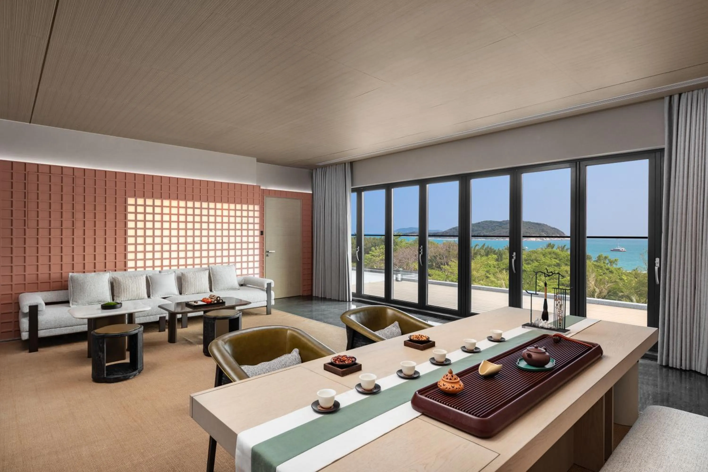 Living room in HUALUXE Sanya Yalong Bay Resort