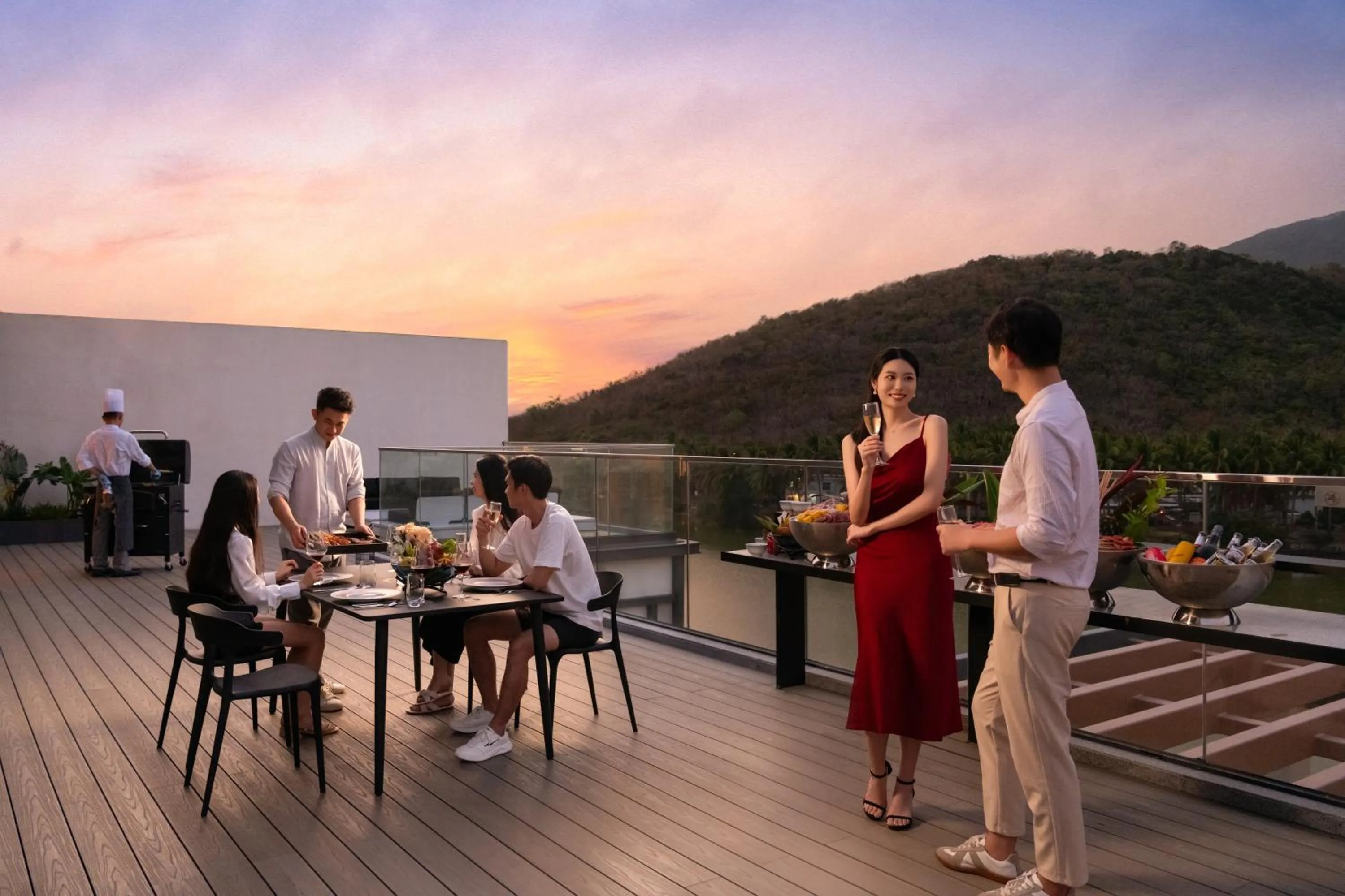 Balcony/Terrace in HUALUXE Sanya Yalong Bay Resort