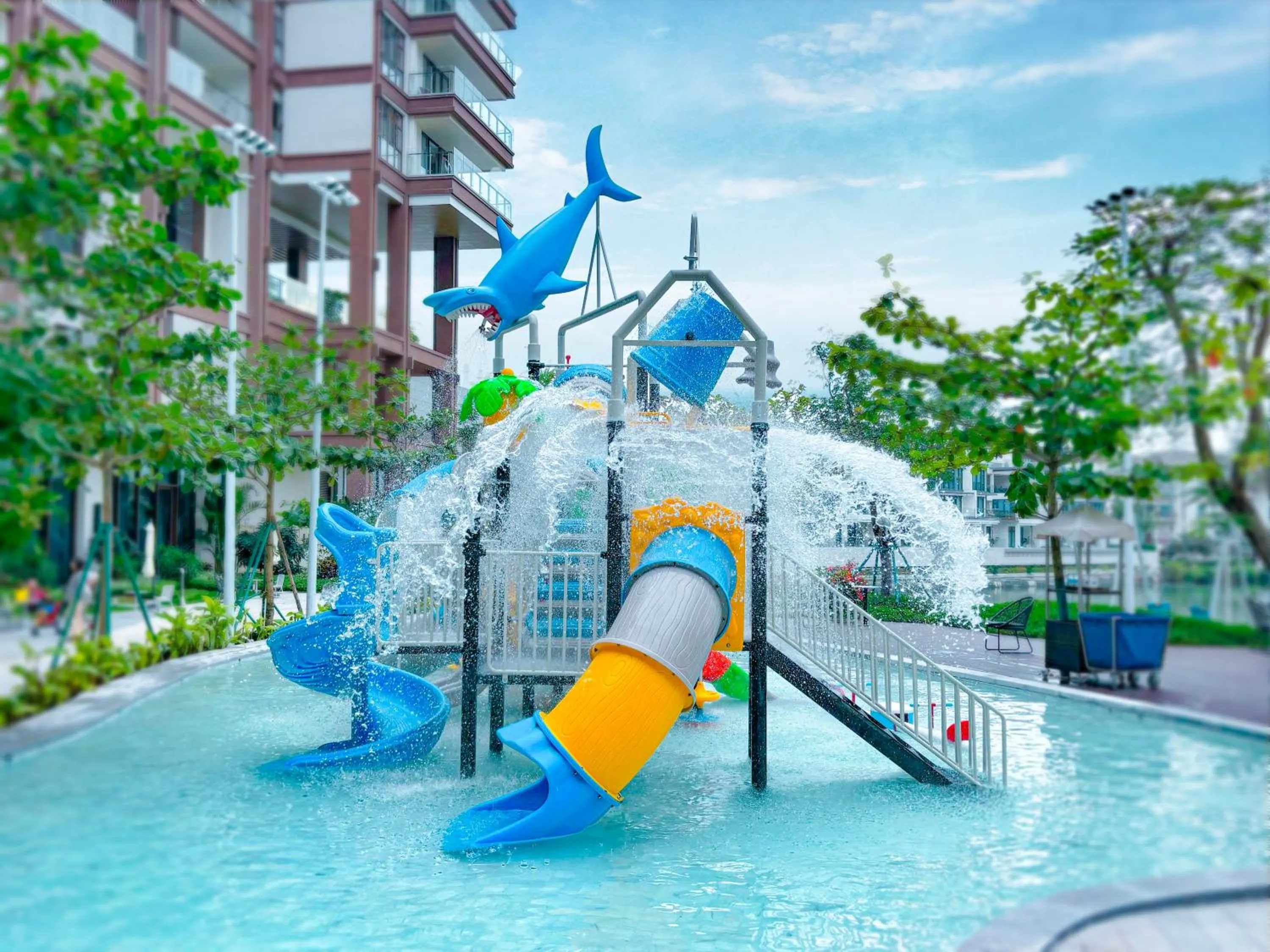 Children play ground in HUALUXE Sanya Yalong Bay Resort