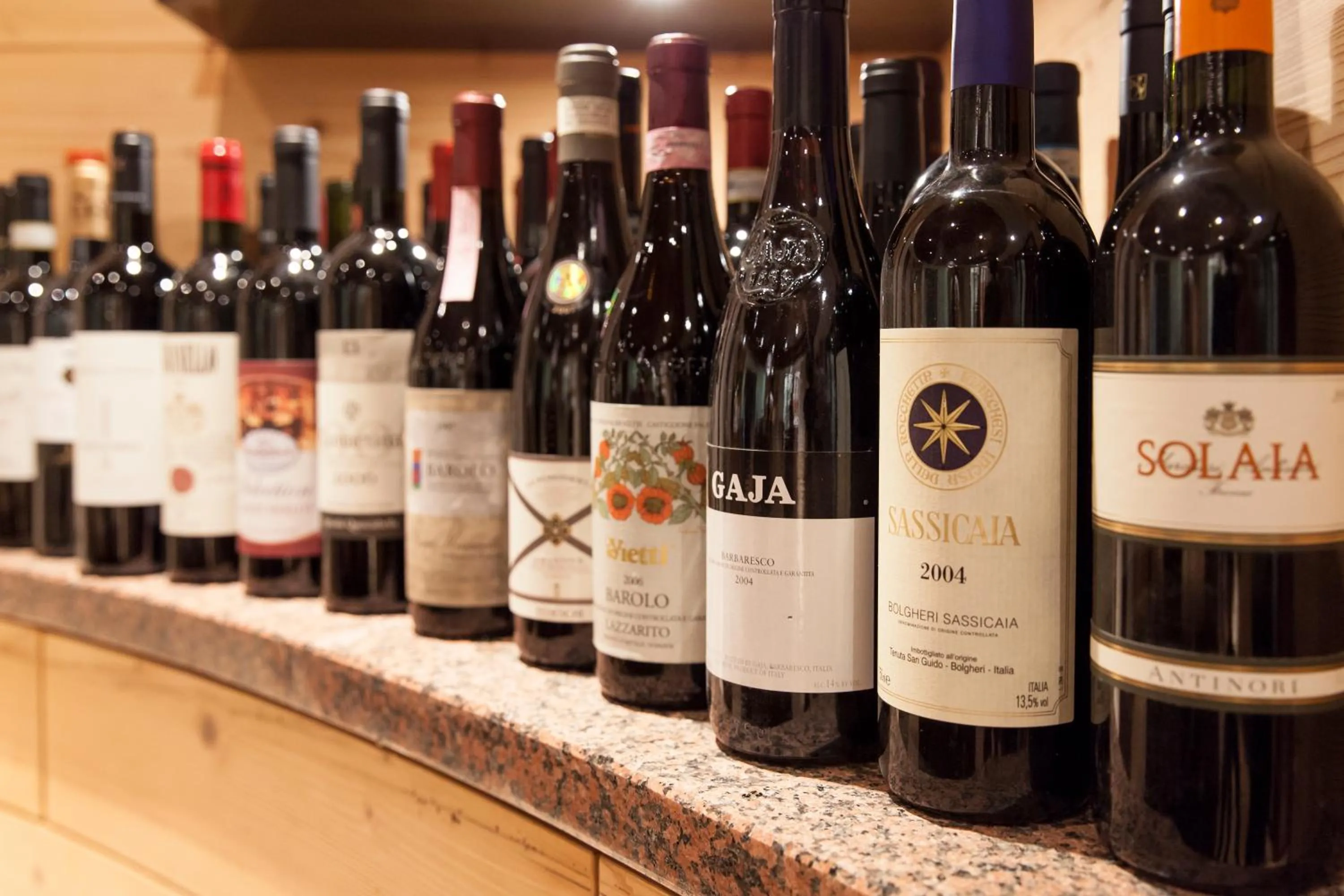 Alcoholic drinks in Hotel Bacherhof