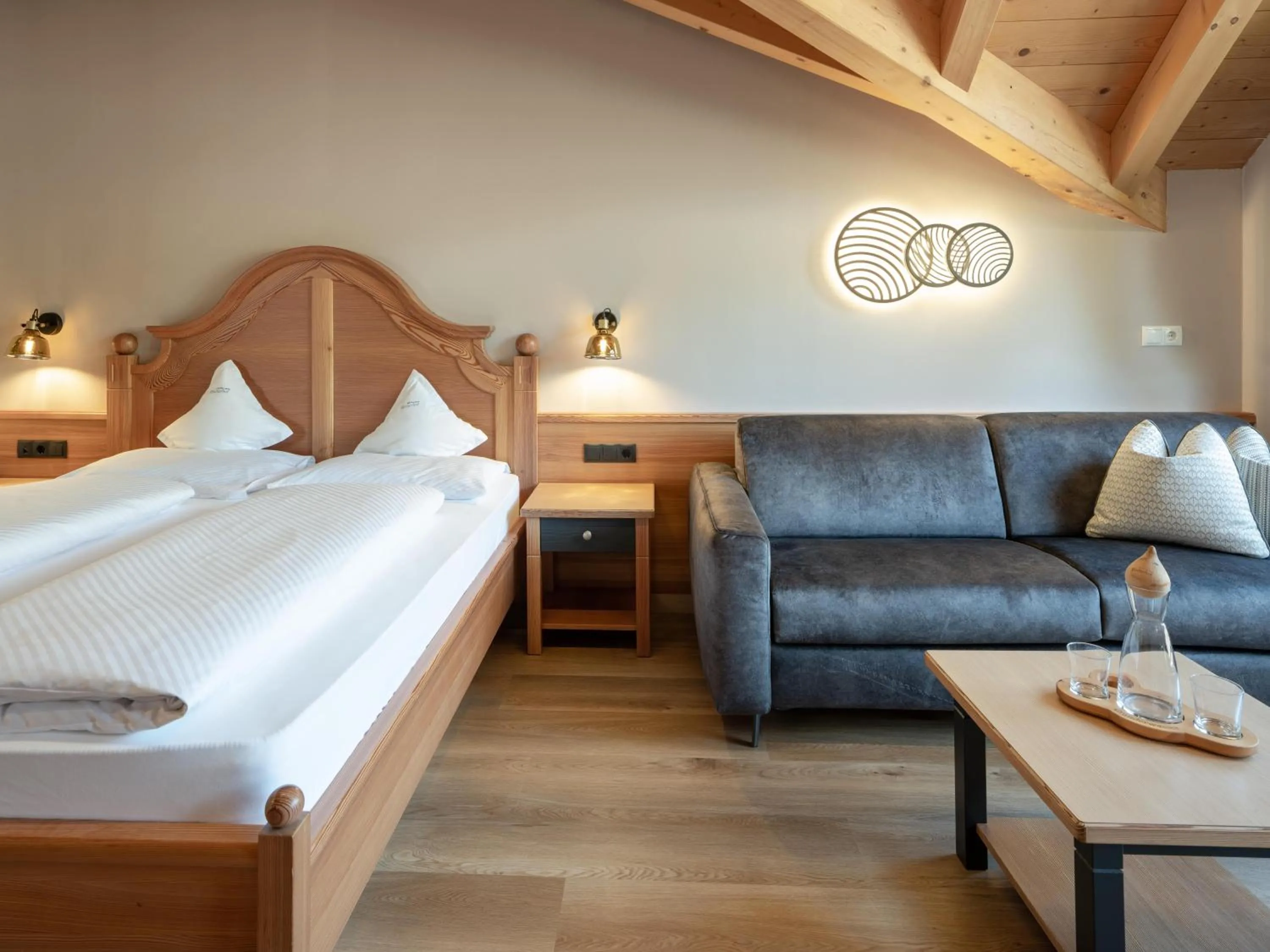 Bed in Hotel Bacherhof