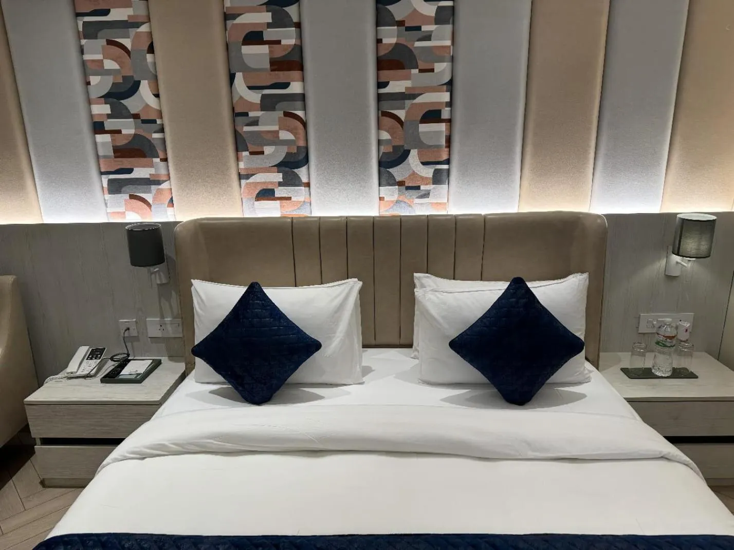 Bed in Chinmay Hotel & Resort