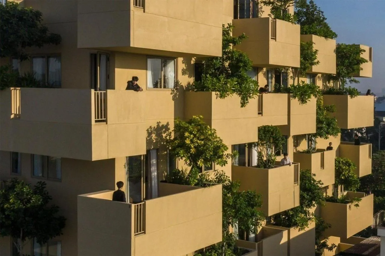 Property building in Cát Vàng Hotel & Apartment