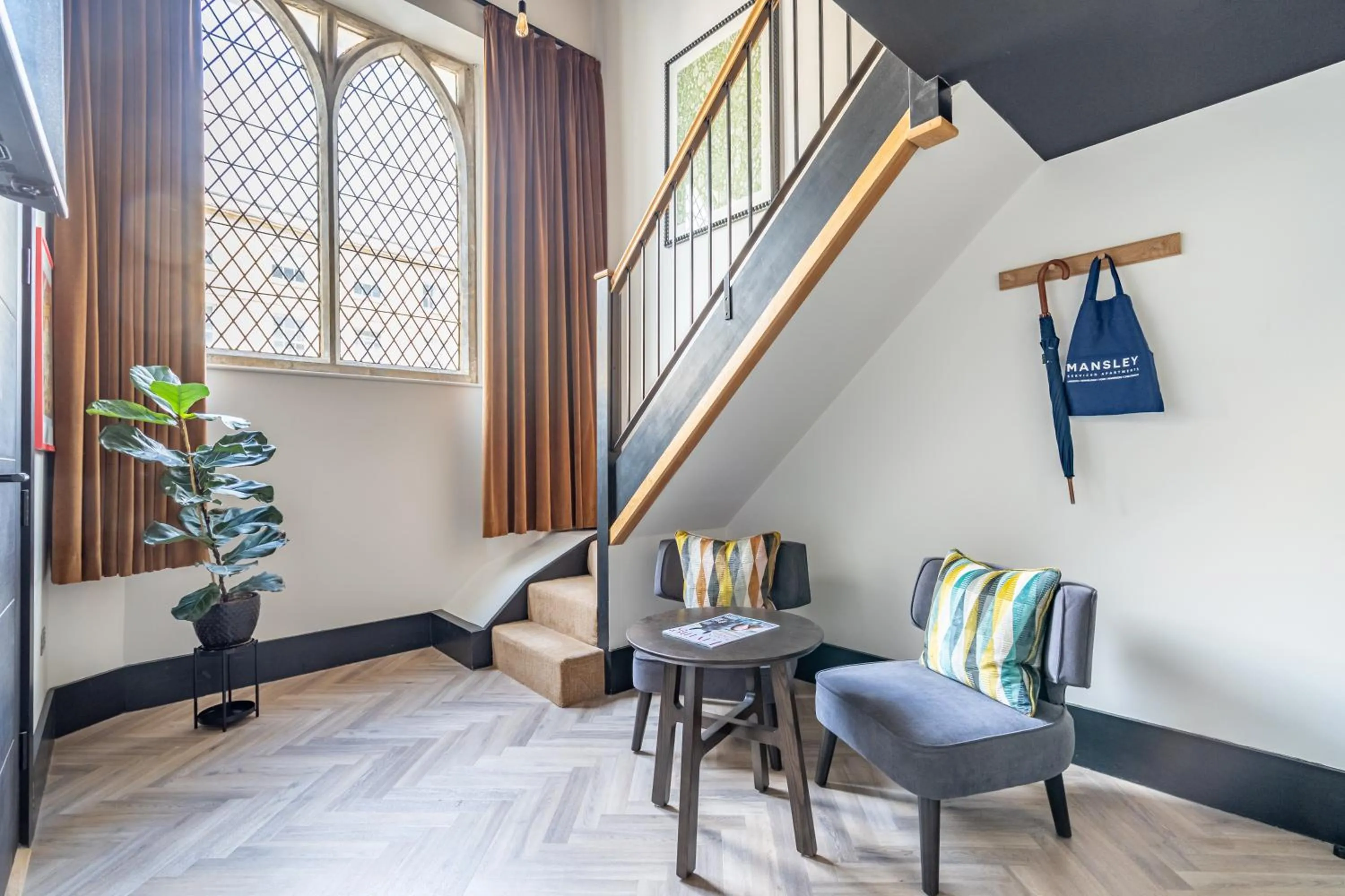 Living room in Crescent Place by Mansley