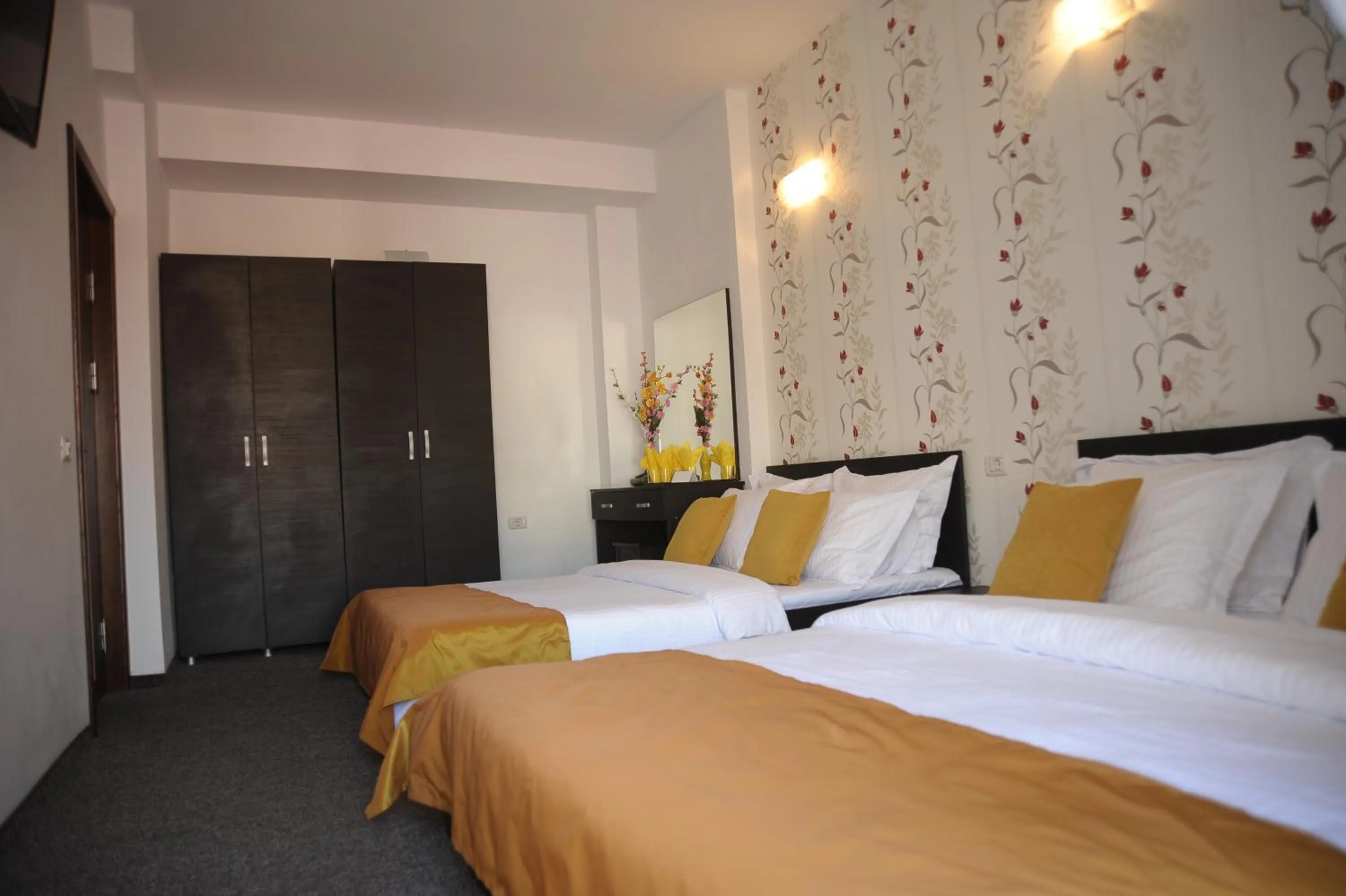 Bed in Hotel Pinguin