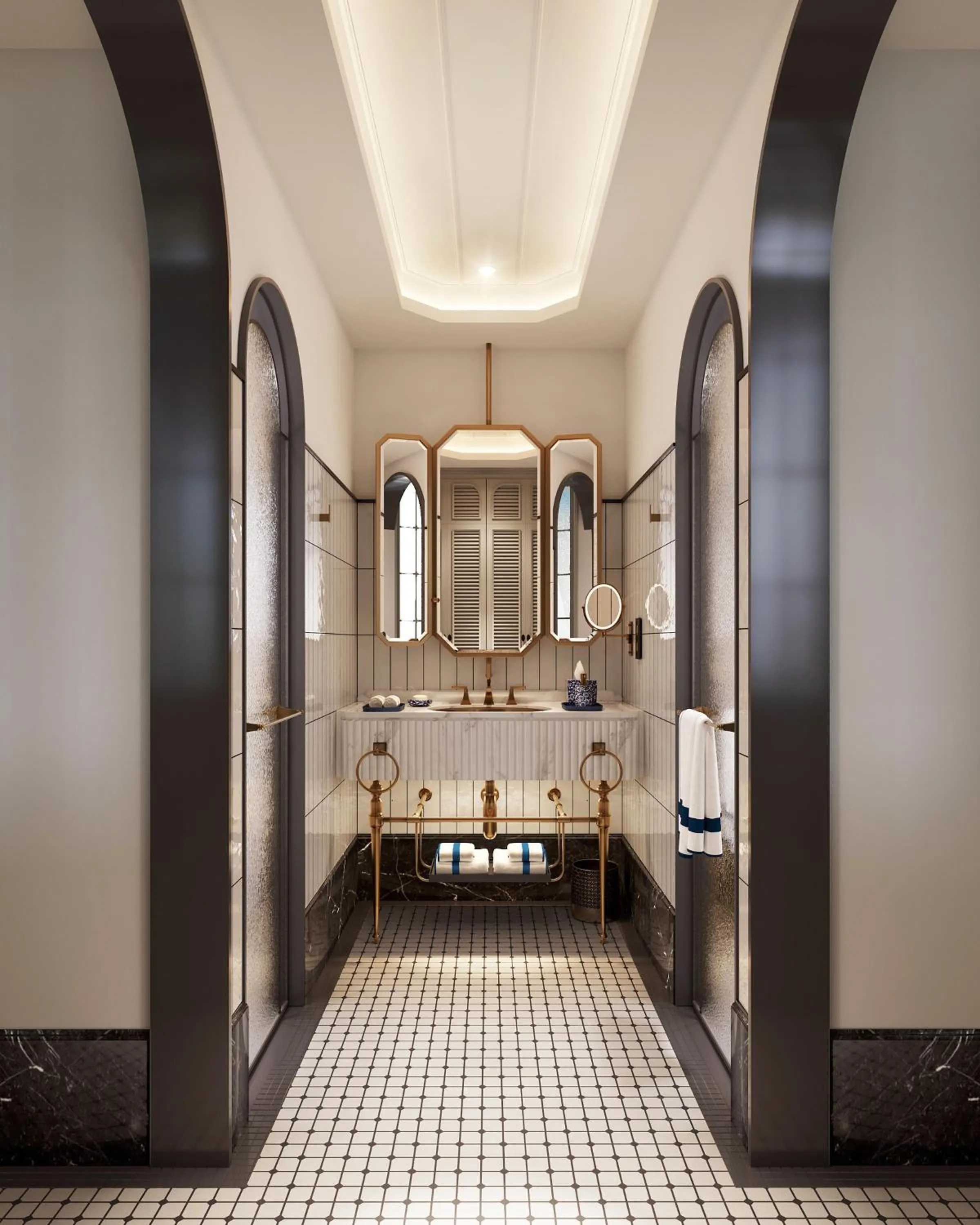 Bathroom in La Festa Phu Quoc, Curio Collection By Hilton