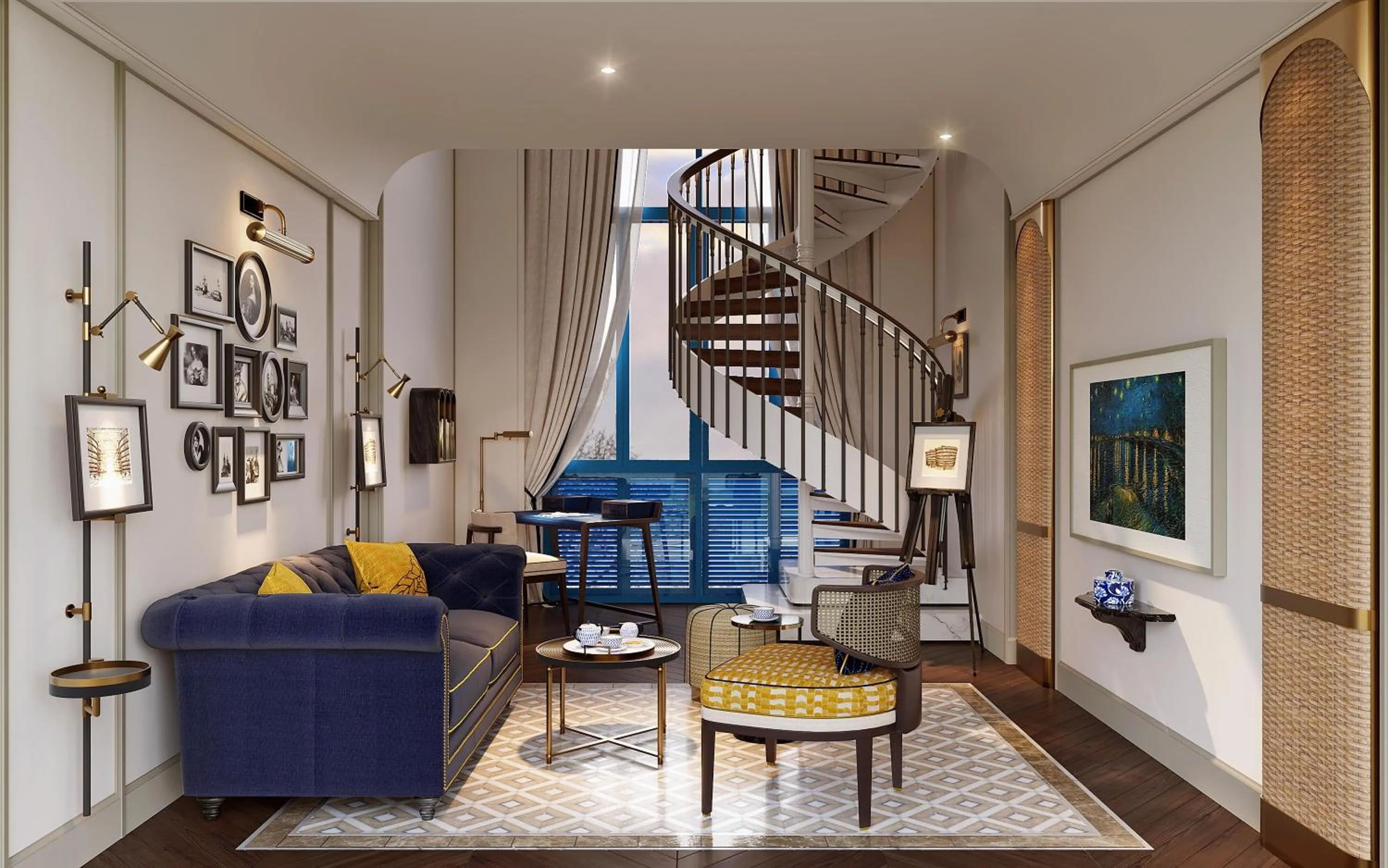 Living room in La Festa Phu Quoc, Curio Collection By Hilton