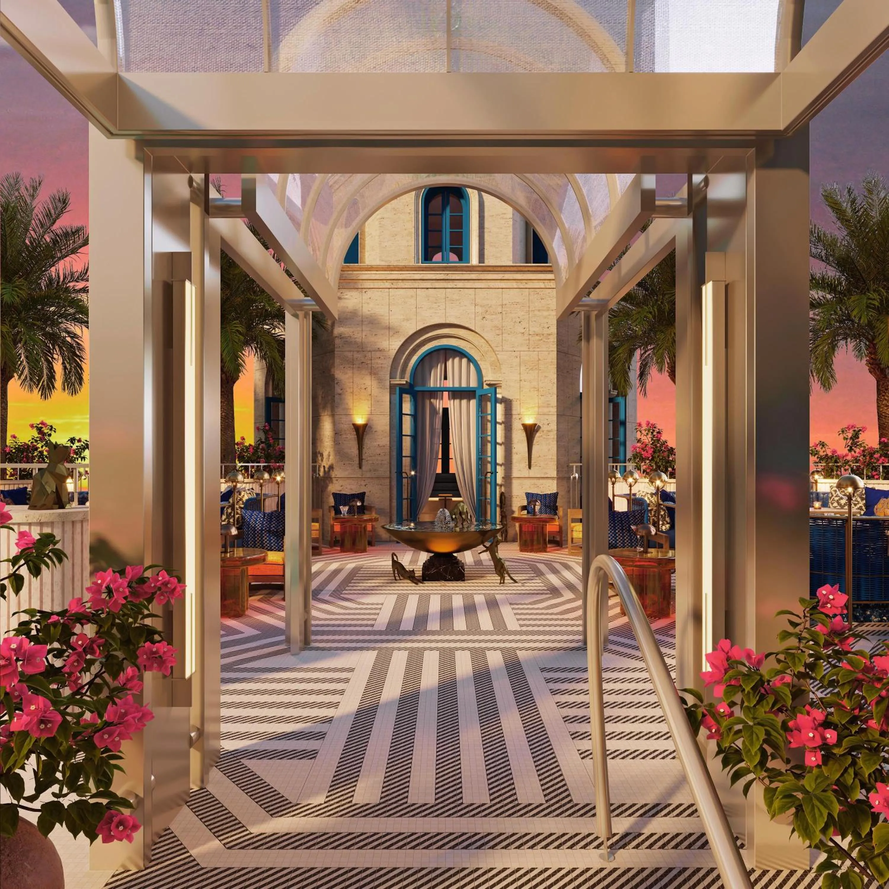 Lounge or bar in La Festa Phu Quoc, Curio Collection By Hilton