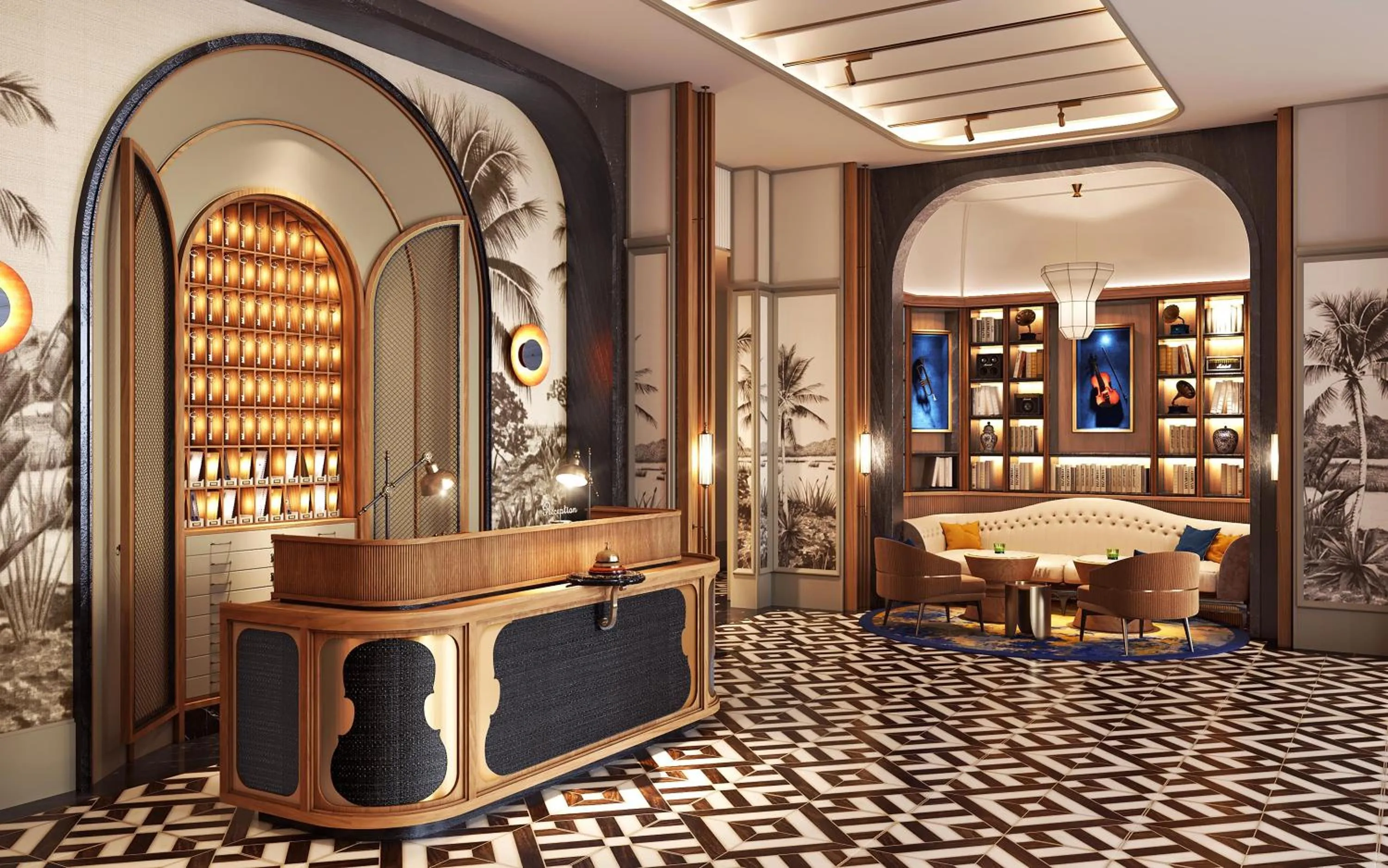 Lobby or reception in La Festa Phu Quoc, Curio Collection By Hilton