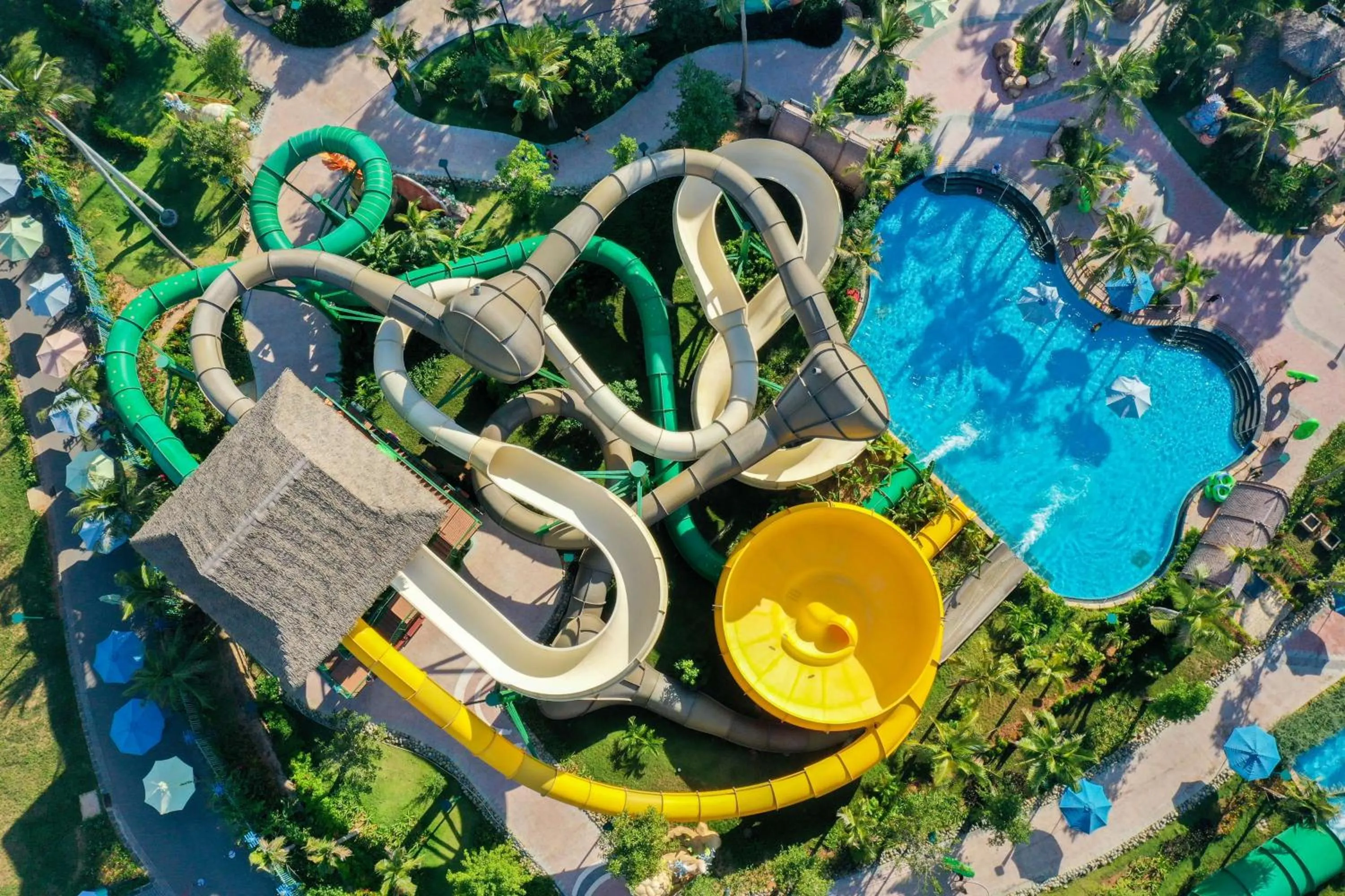 Pool view in La Festa Phu Quoc, Curio Collection By Hilton