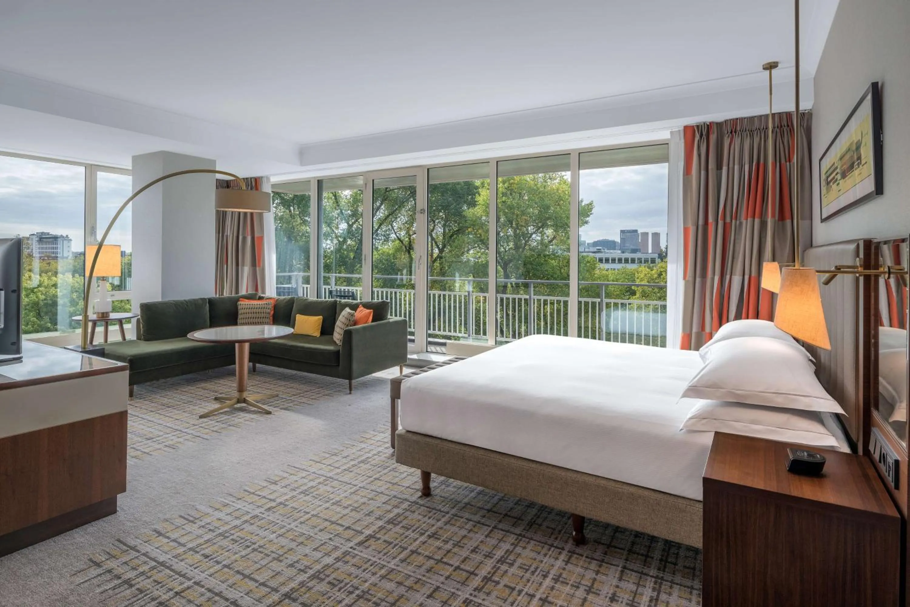 Living room in Hilton Amsterdam