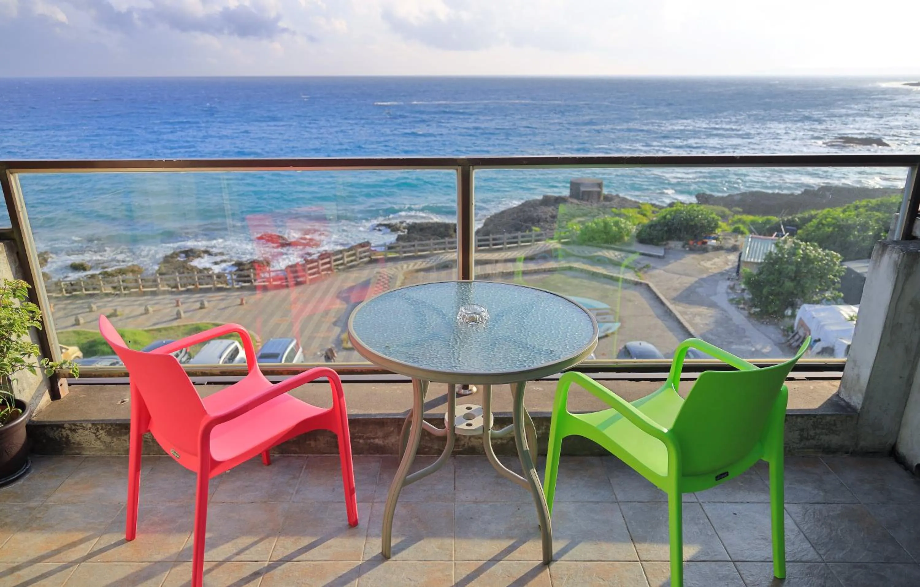 Balcony/Terrace in Jing Guan Hotel