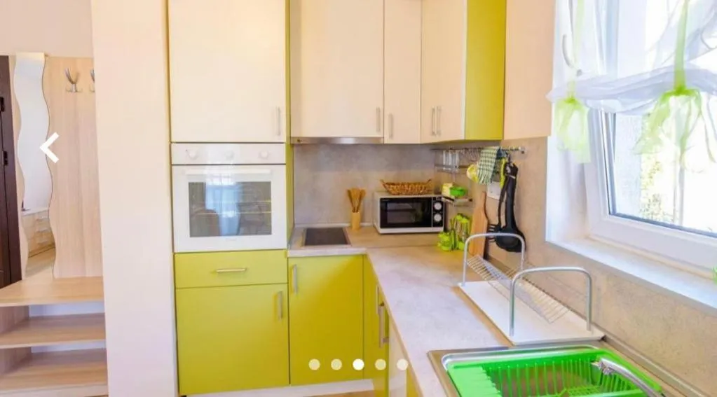 Kitchen or kitchenette in APARTHOTEL VICTORY SOFIA