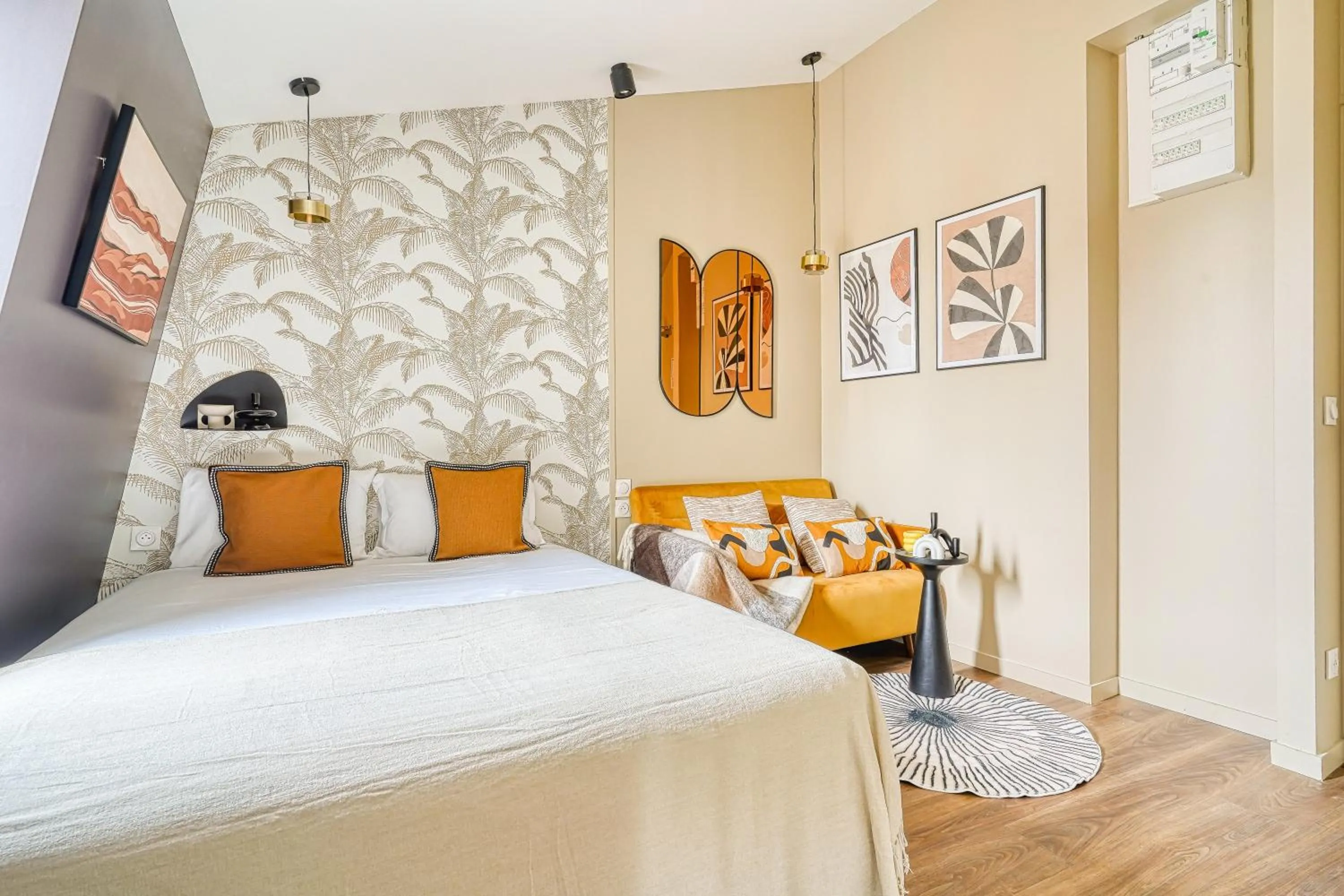 Bed in Résidence Le Belleville