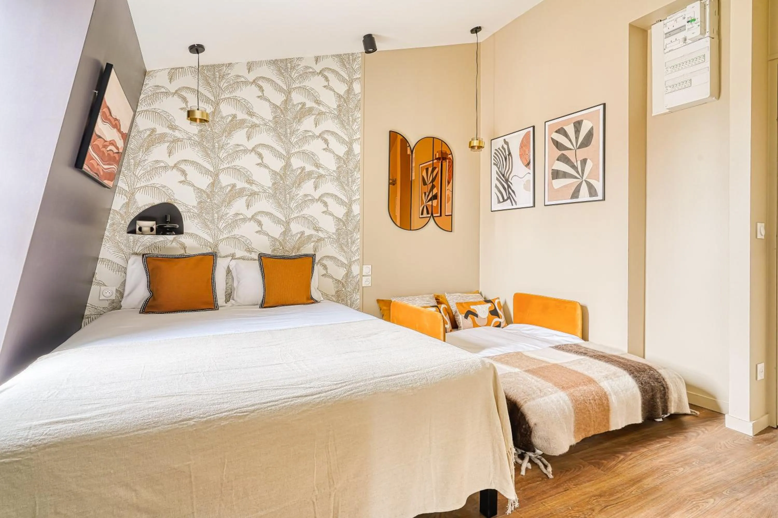 Bed in Résidence Le Belleville