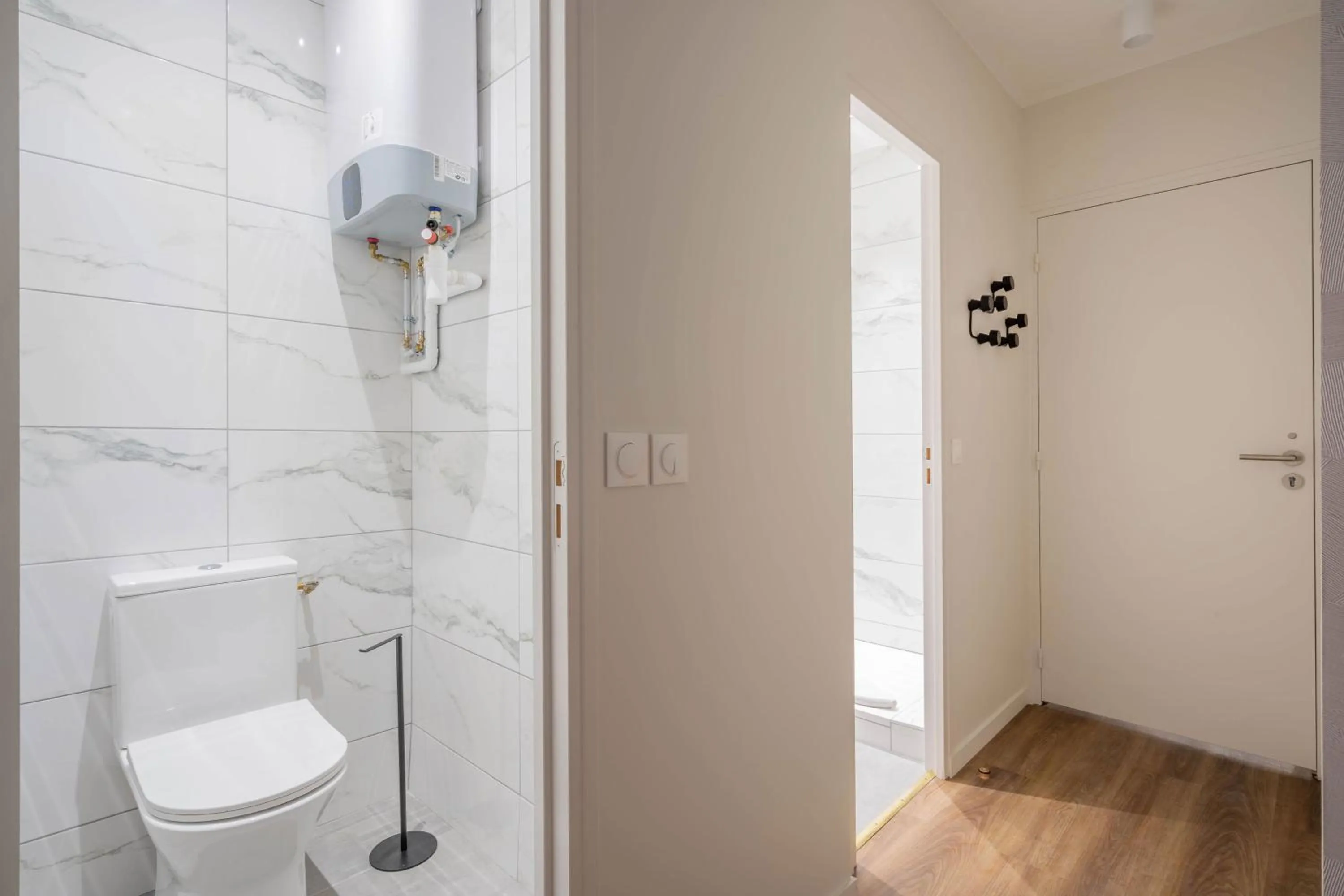 Toilet in Résidence Le Belleville