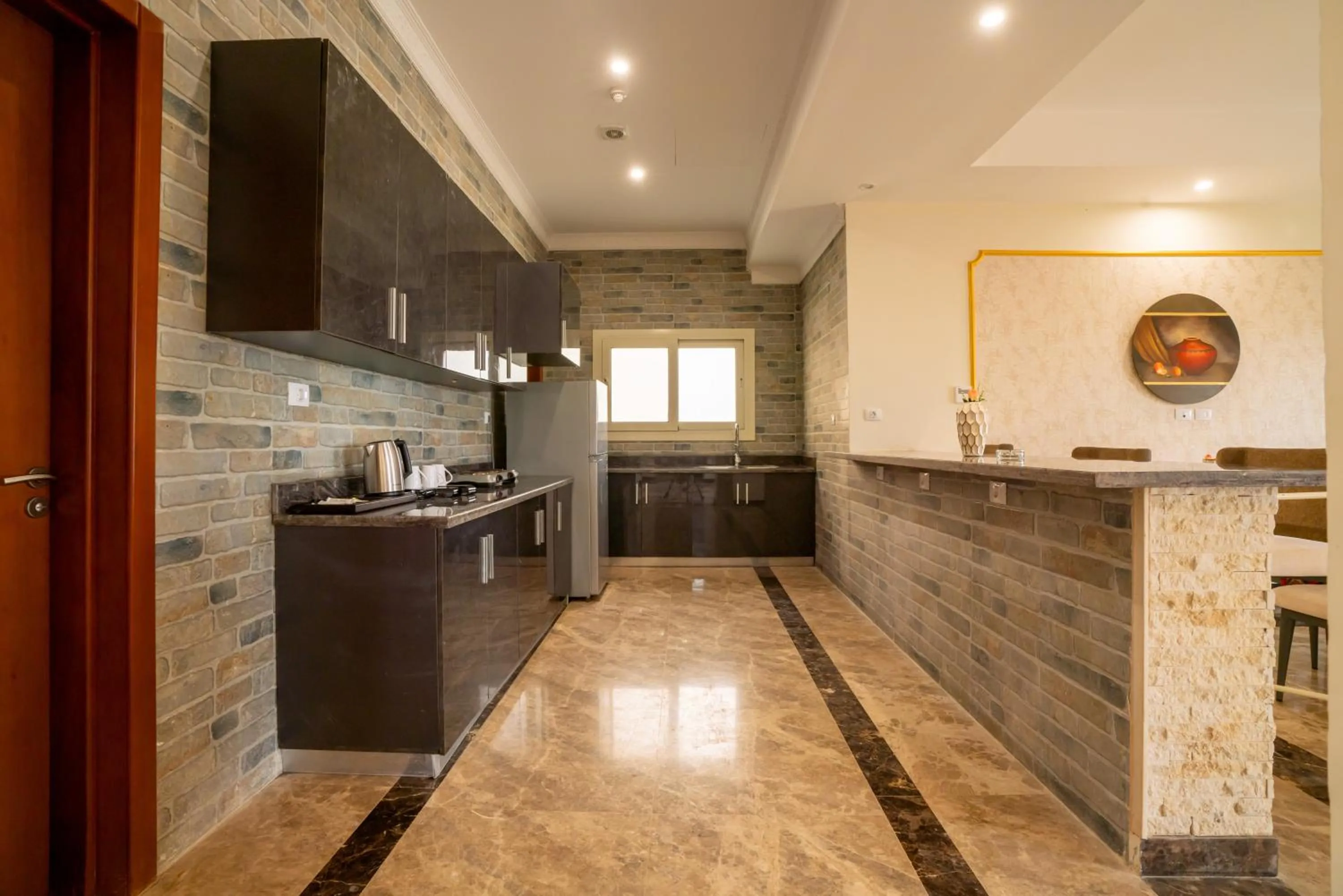 Kitchen or kitchenette in Azal Lagoons Resort Abu Simbel