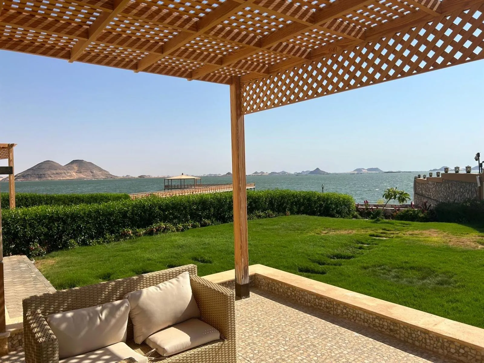 Garden in Azal Lagoons Resort Abu Simbel