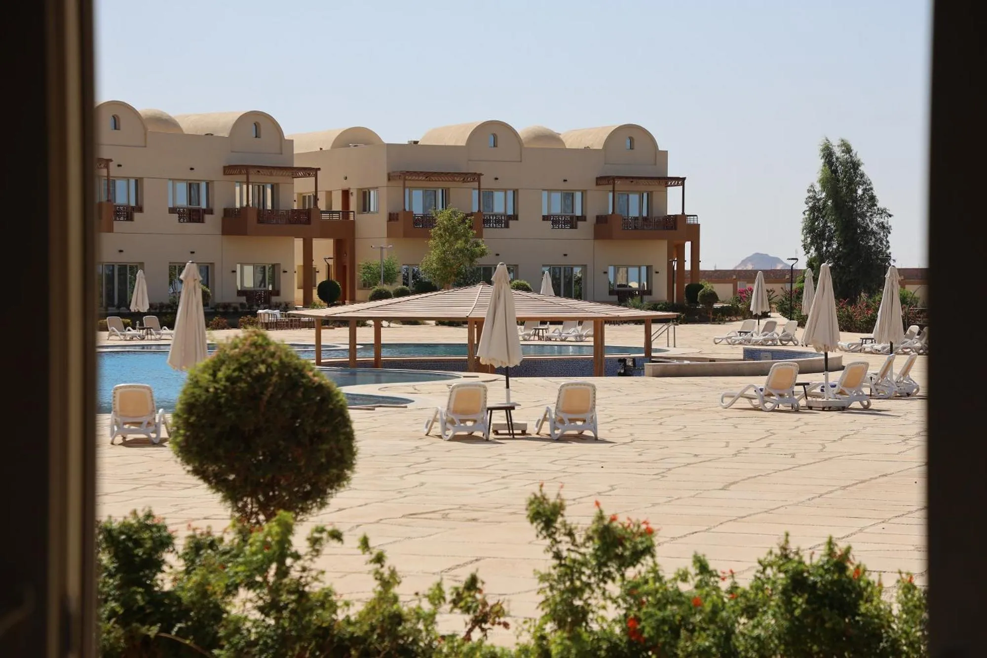 Pool view in Azal Lagoons Resort Abu Simbel
