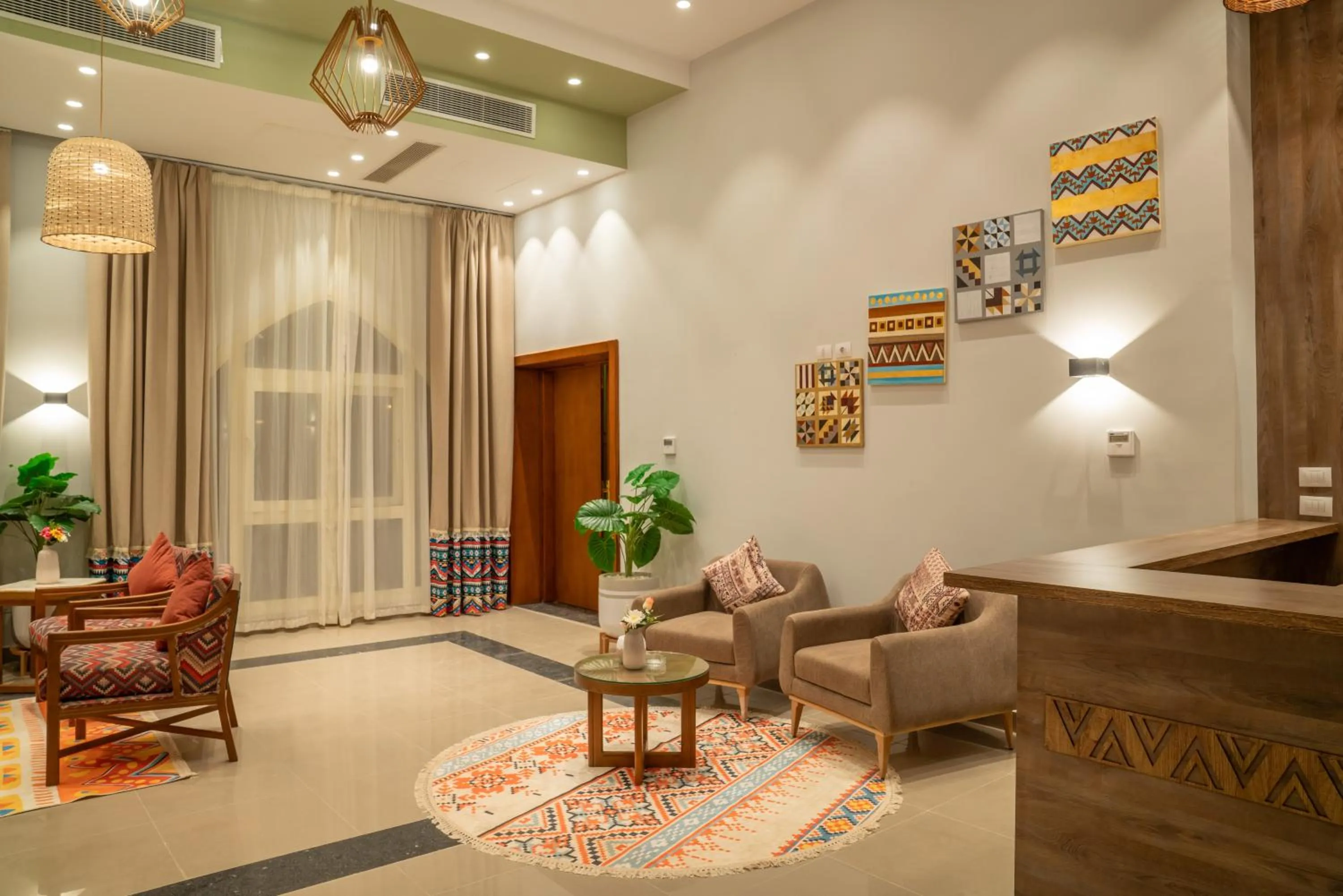 Lobby or reception in Azal Lagoons Resort Abu Simbel