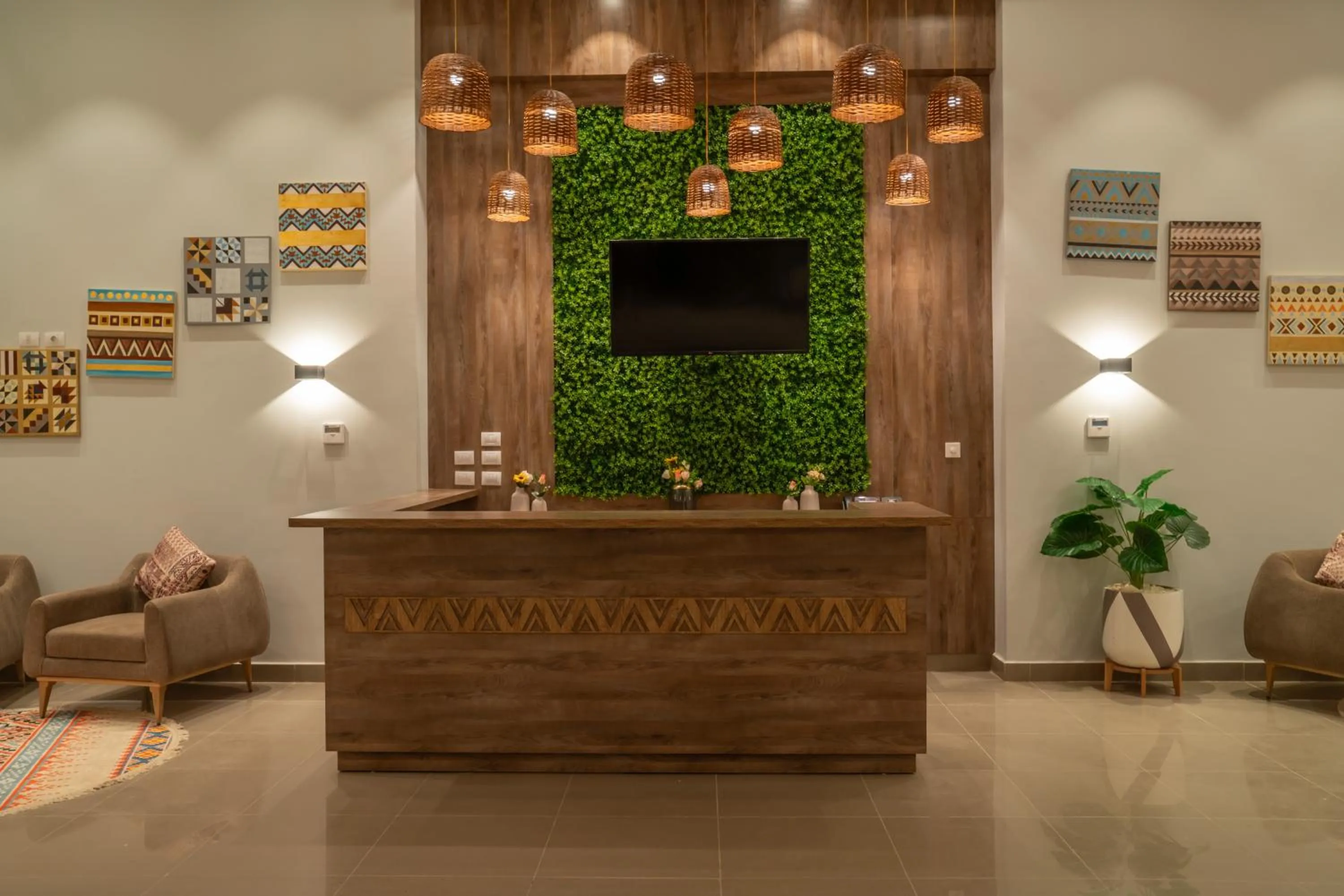 Lobby or reception in Azal Lagoons Resort Abu Simbel