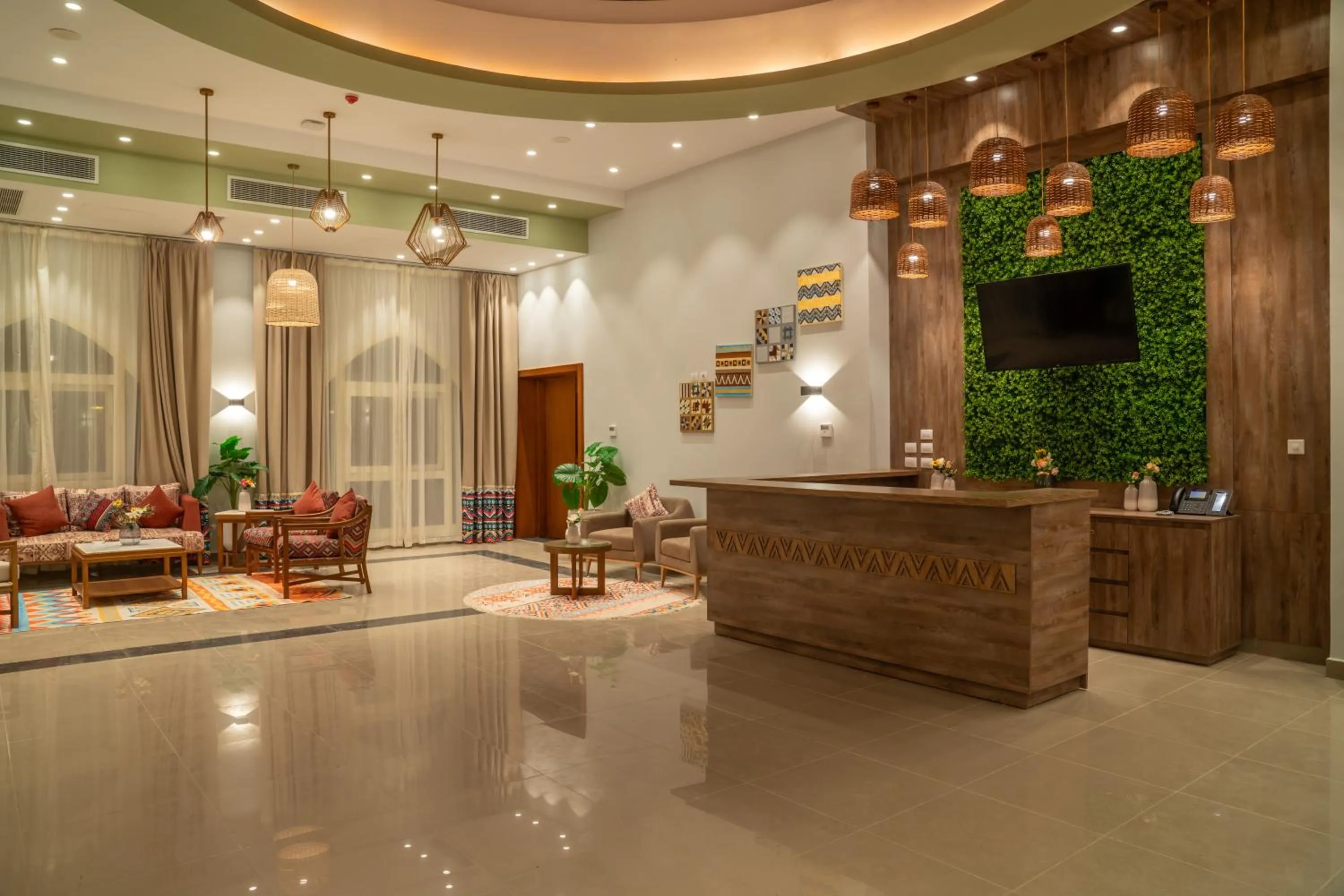 Lobby or reception in Azal Lagoons Resort Abu Simbel