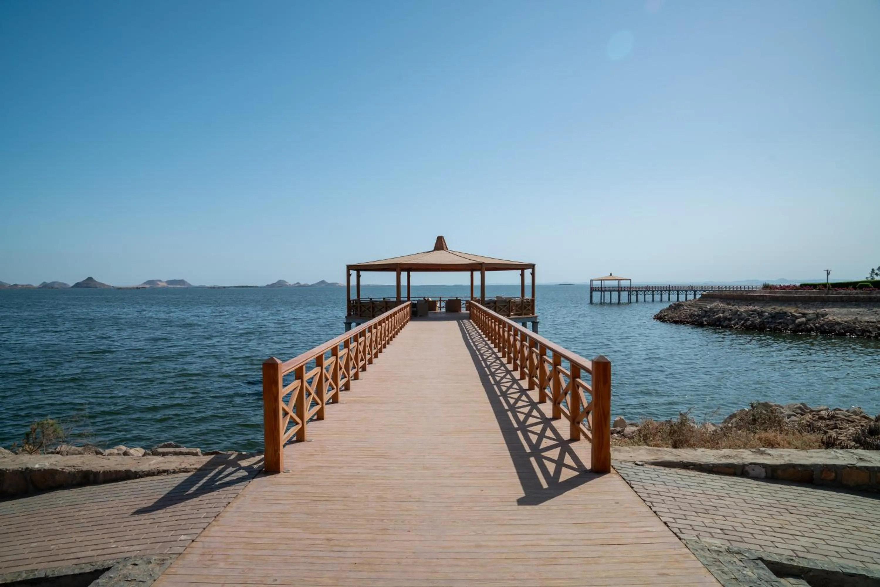 Lake view in Azal Lagoons Resort Abu Simbel