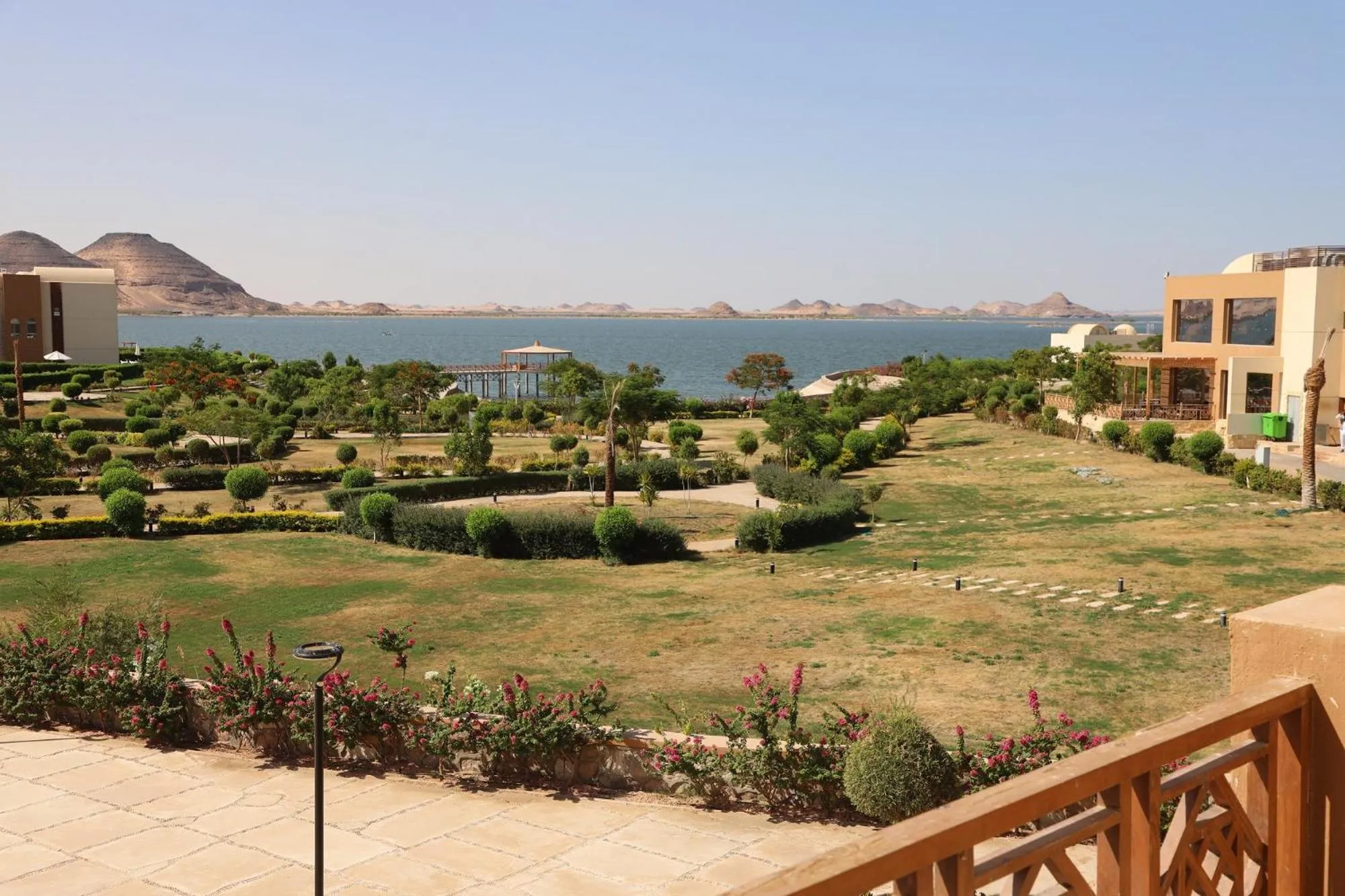 Lake view in Azal Lagoons Resort Abu Simbel