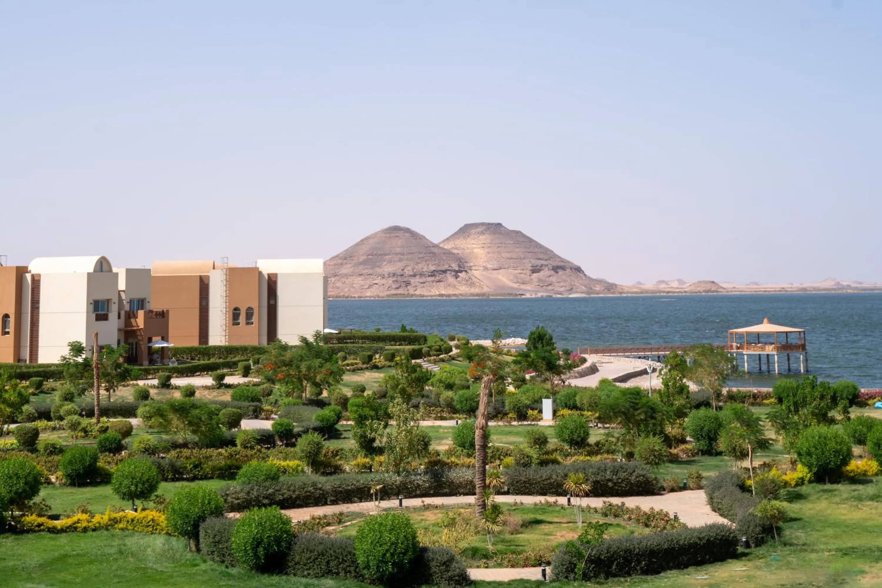 Natural landscape in Azal Lagoons Resort Abu Simbel