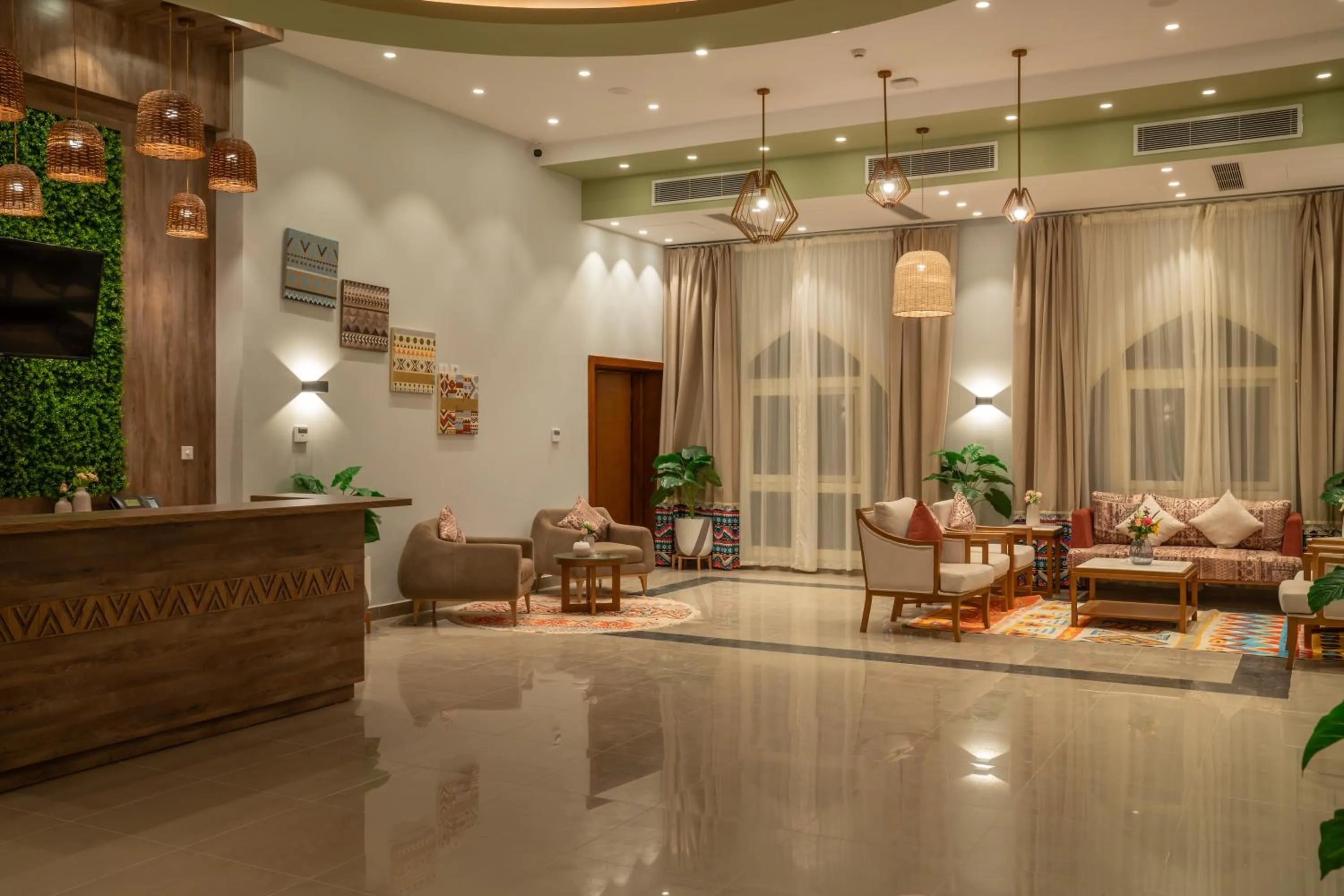 Lobby or reception in Azal Lagoons Resort Abu Simbel
