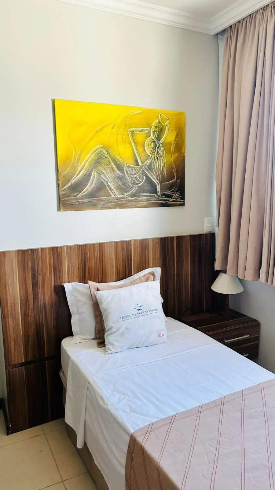 Bedroom, Bed in Hotel Atlantico Macaé By Inn House