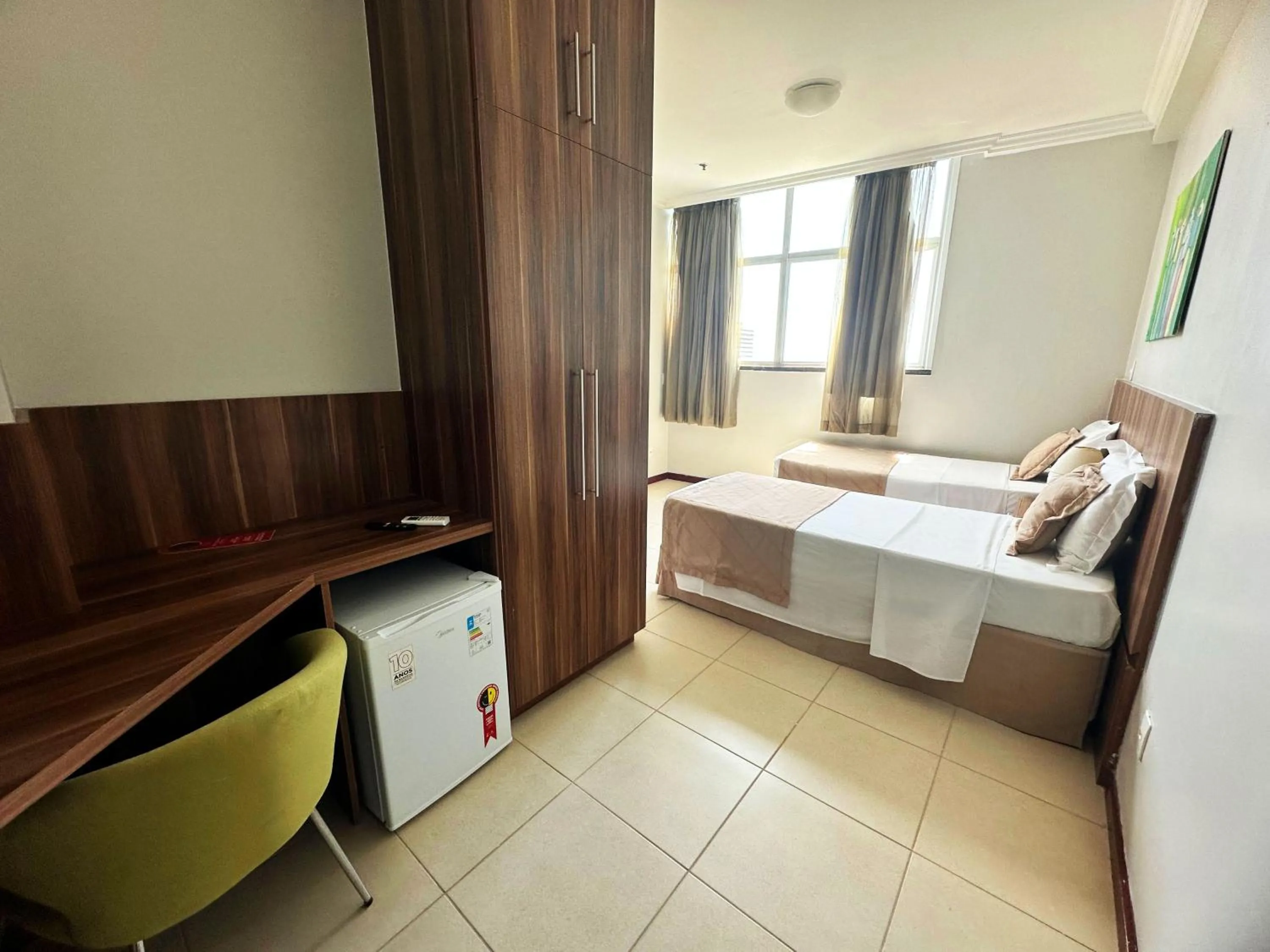 Bedroom, Bed in Hotel Atlantico Macaé By Inn House