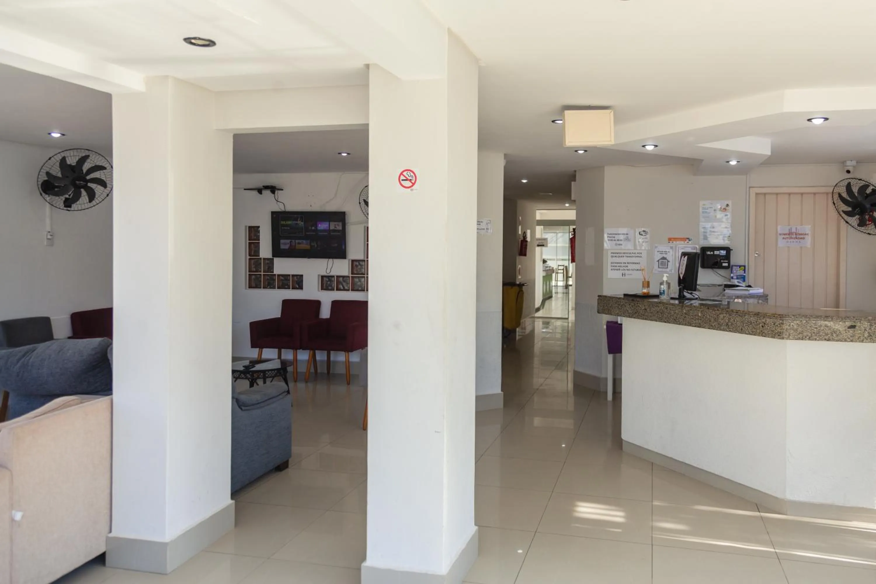 Lobby or reception in HANNA Praia Hotel - Florianópolis