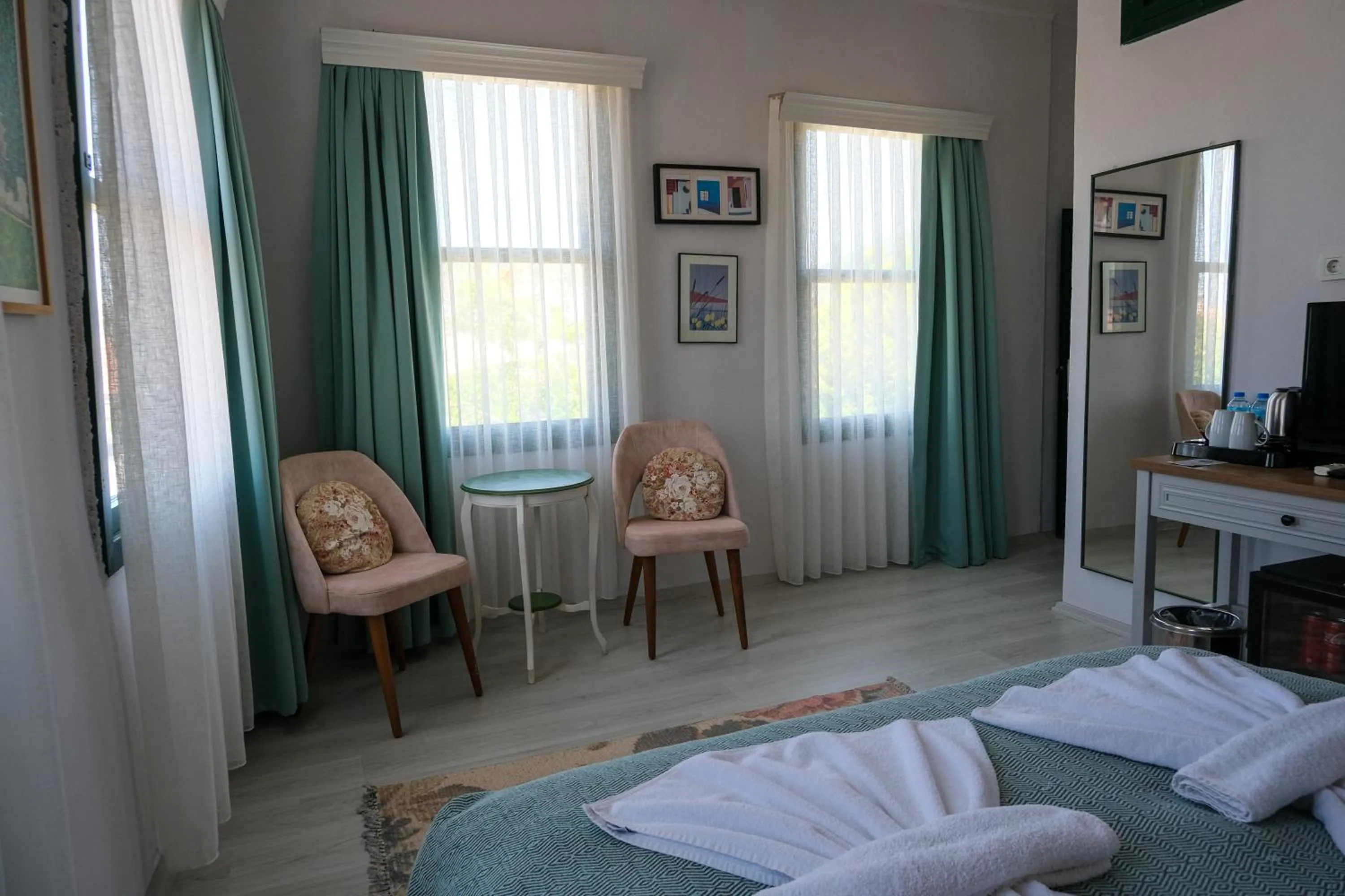 Seating area in Garden Palace Boutique Hotel