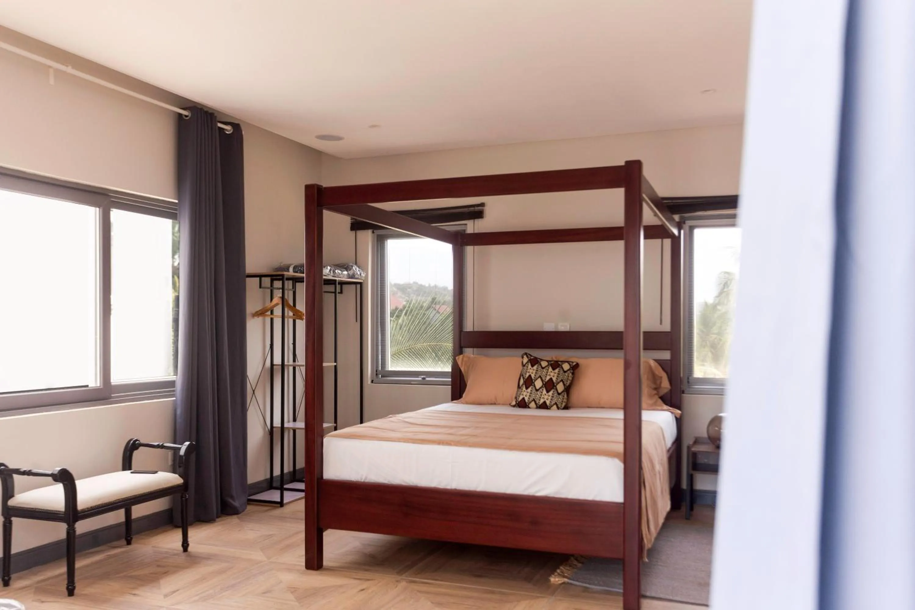 Bed in Serenity Residences & Spa - Kokrobite Beach