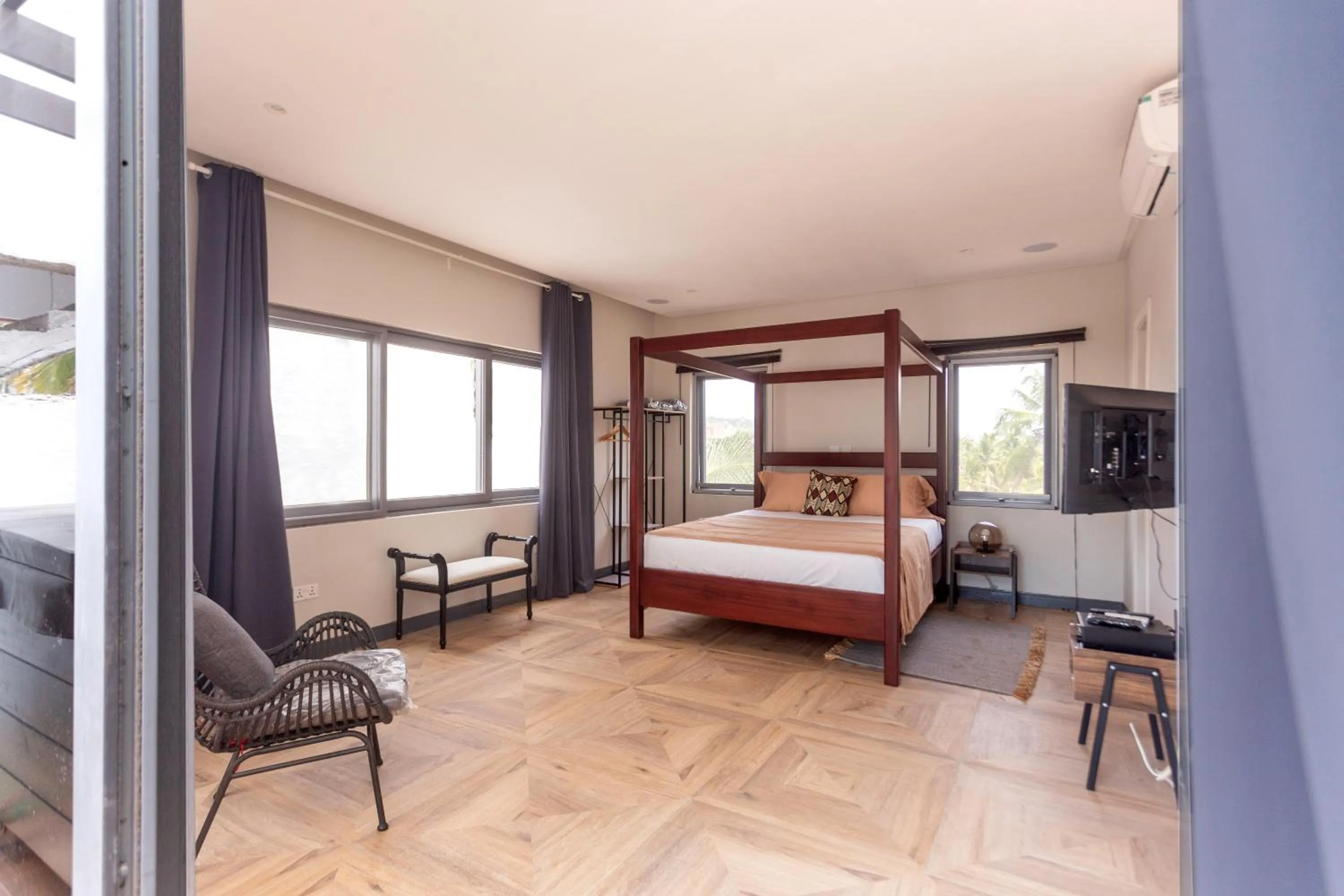 Bed in Serenity Residences & Spa - Kokrobite Beach