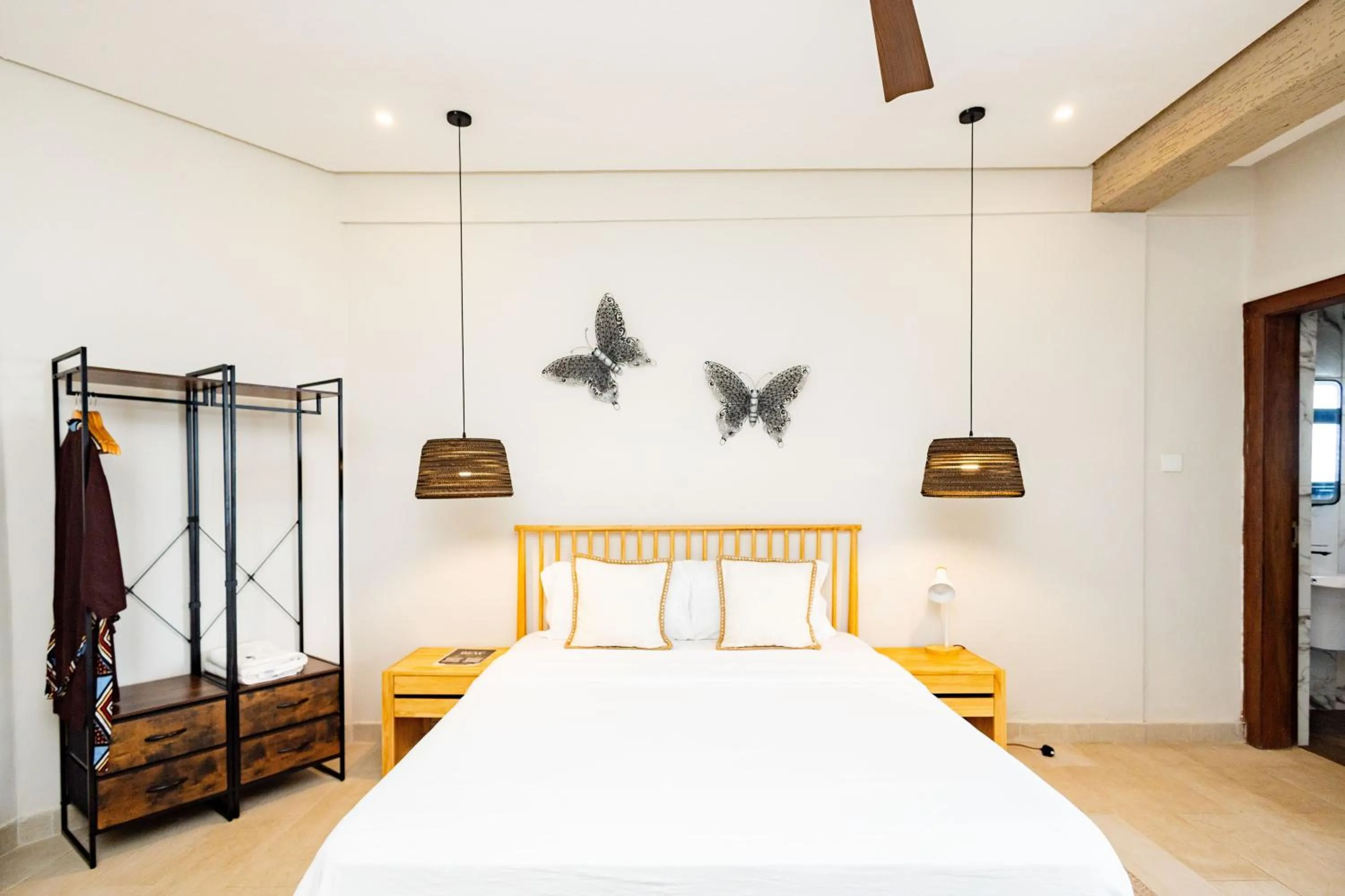 Bed in Serenity Residences & Spa - Kokrobite Beach