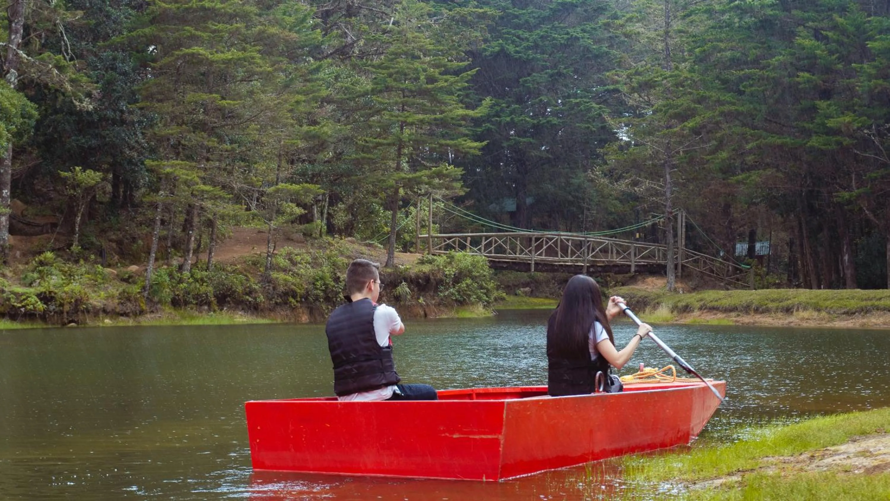 Natural landscape in Hacienda La Lucha