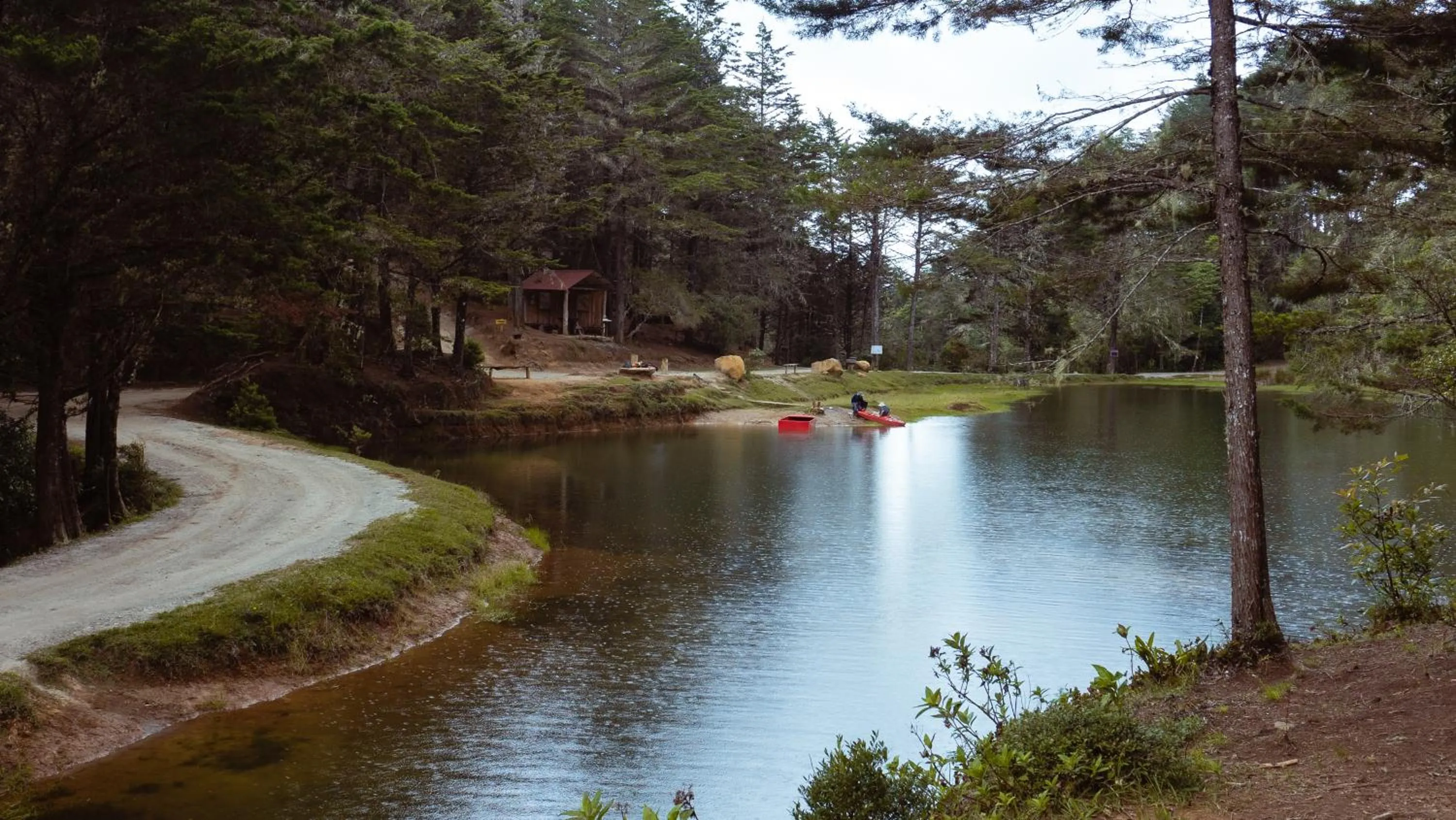 Natural landscape in Hacienda La Lucha