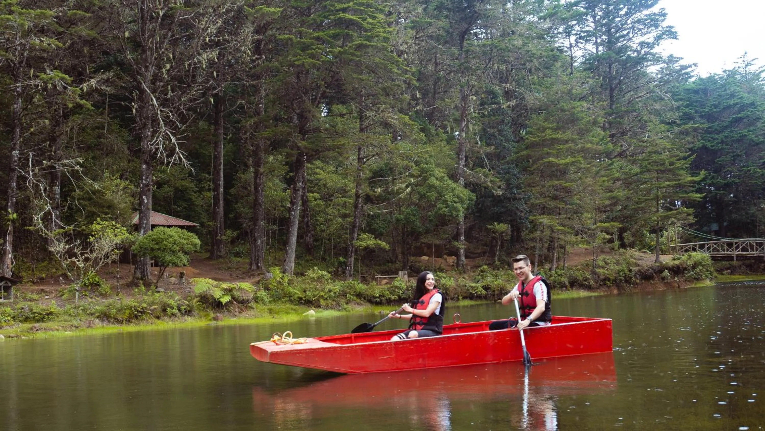 Natural landscape in Hacienda La Lucha
