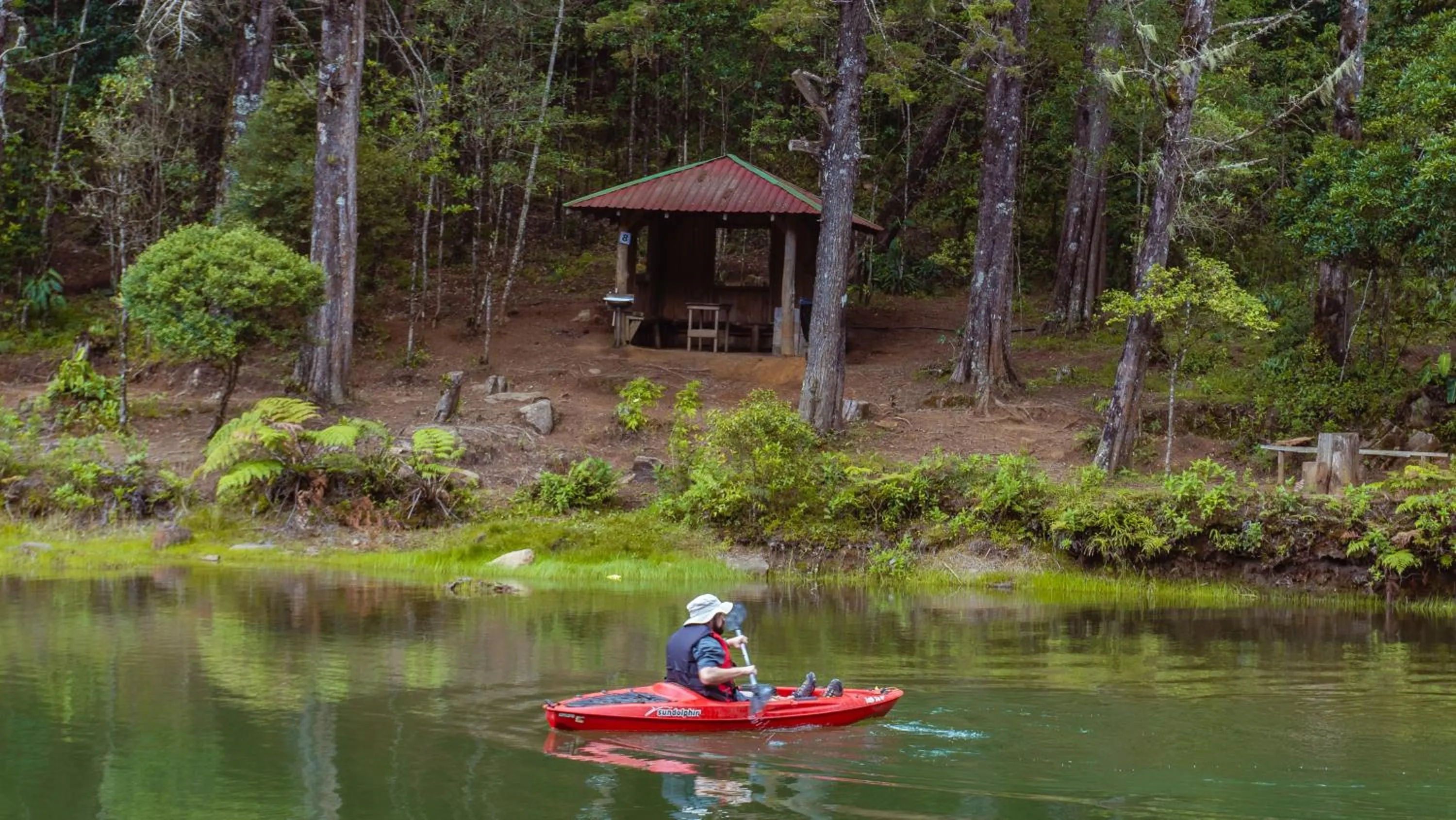 Natural landscape in Hacienda La Lucha