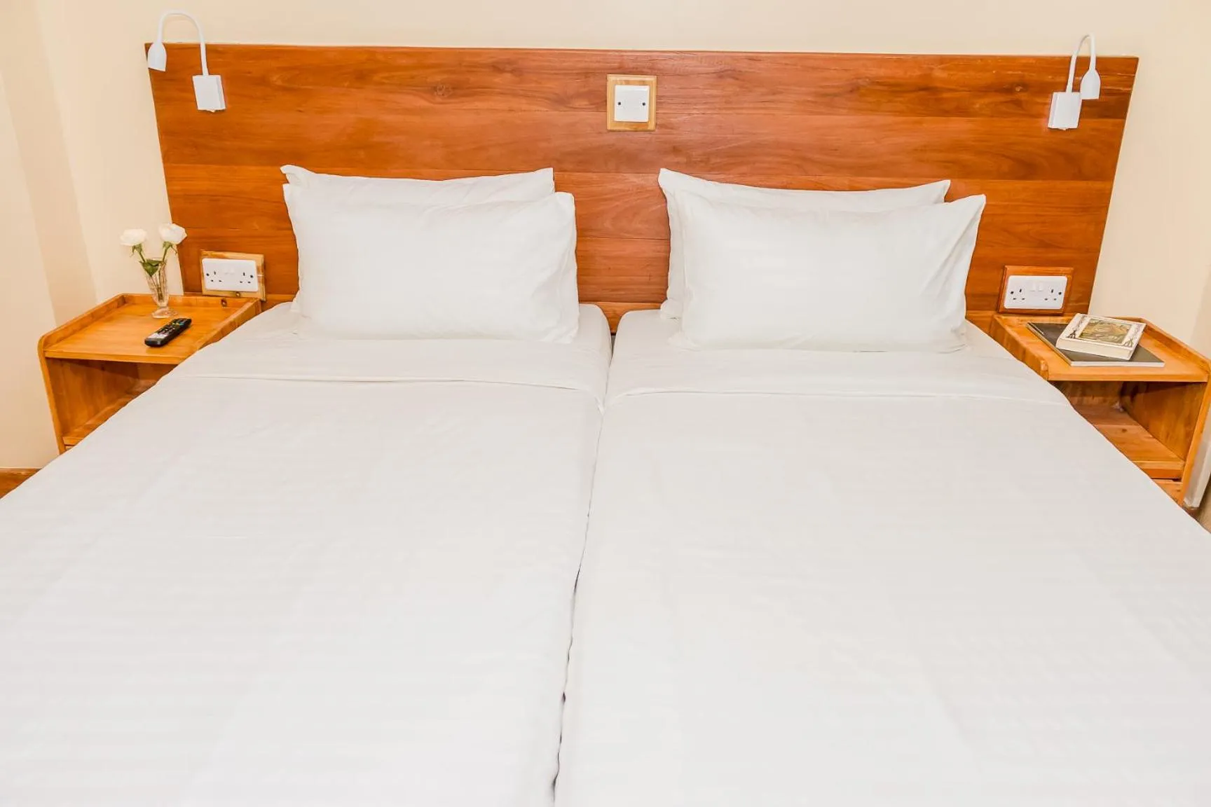 Bed in The Glacier Hotel Nanyuki