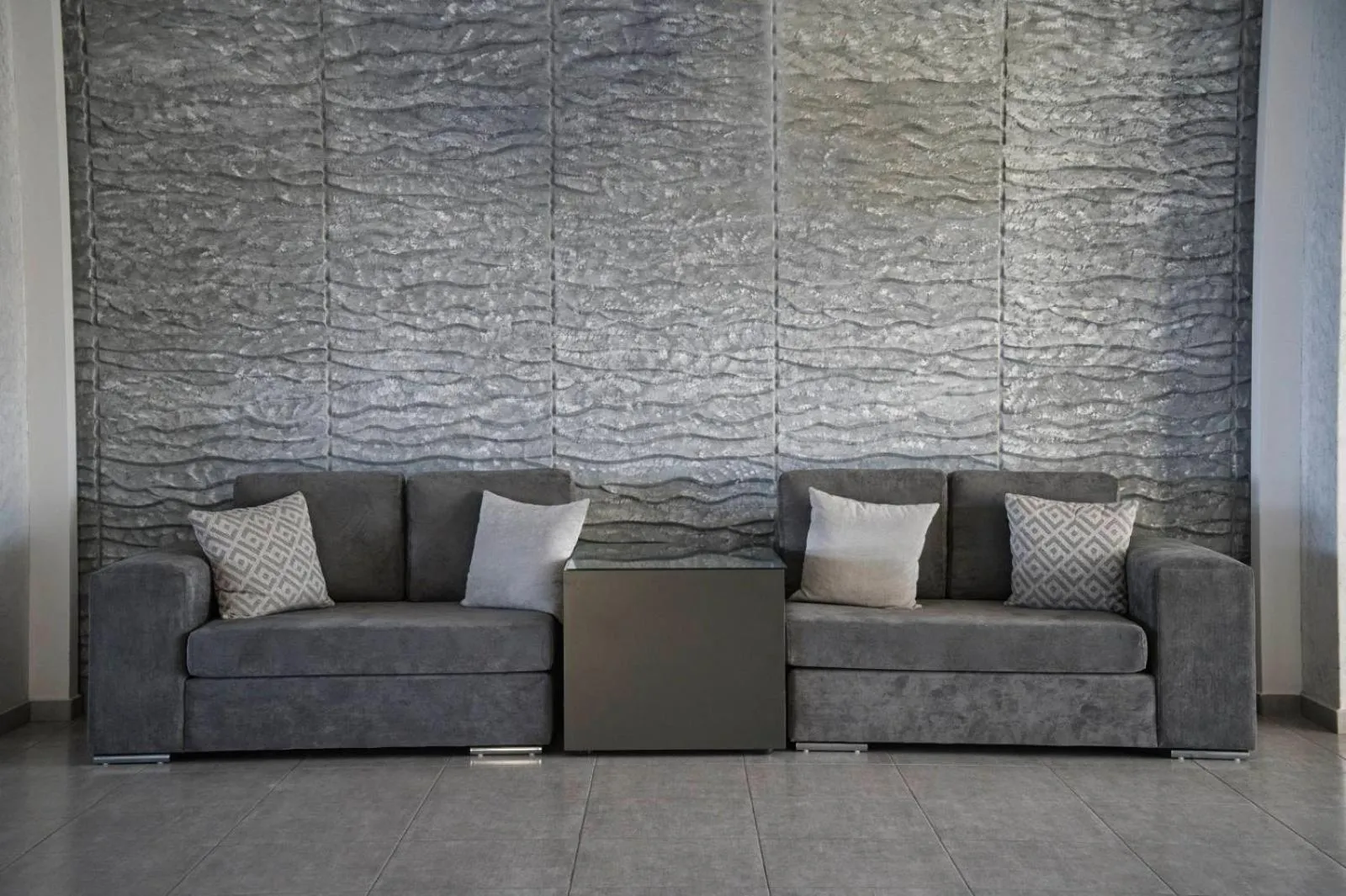 Seating area in Royal Bay Suites