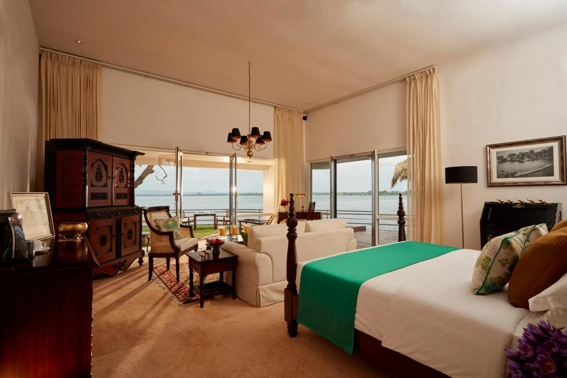 Photo of the whole room, Bed in EKHO Lake House - From Colonial Bungalow to Royal Retreat