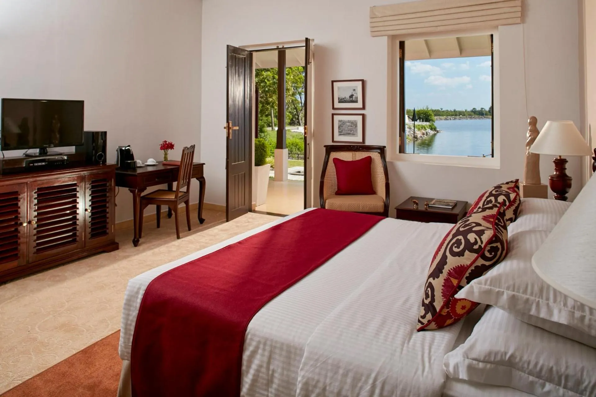 Bedroom, Bed in EKHO Lake House - From Colonial Bungalow to Royal Retreat