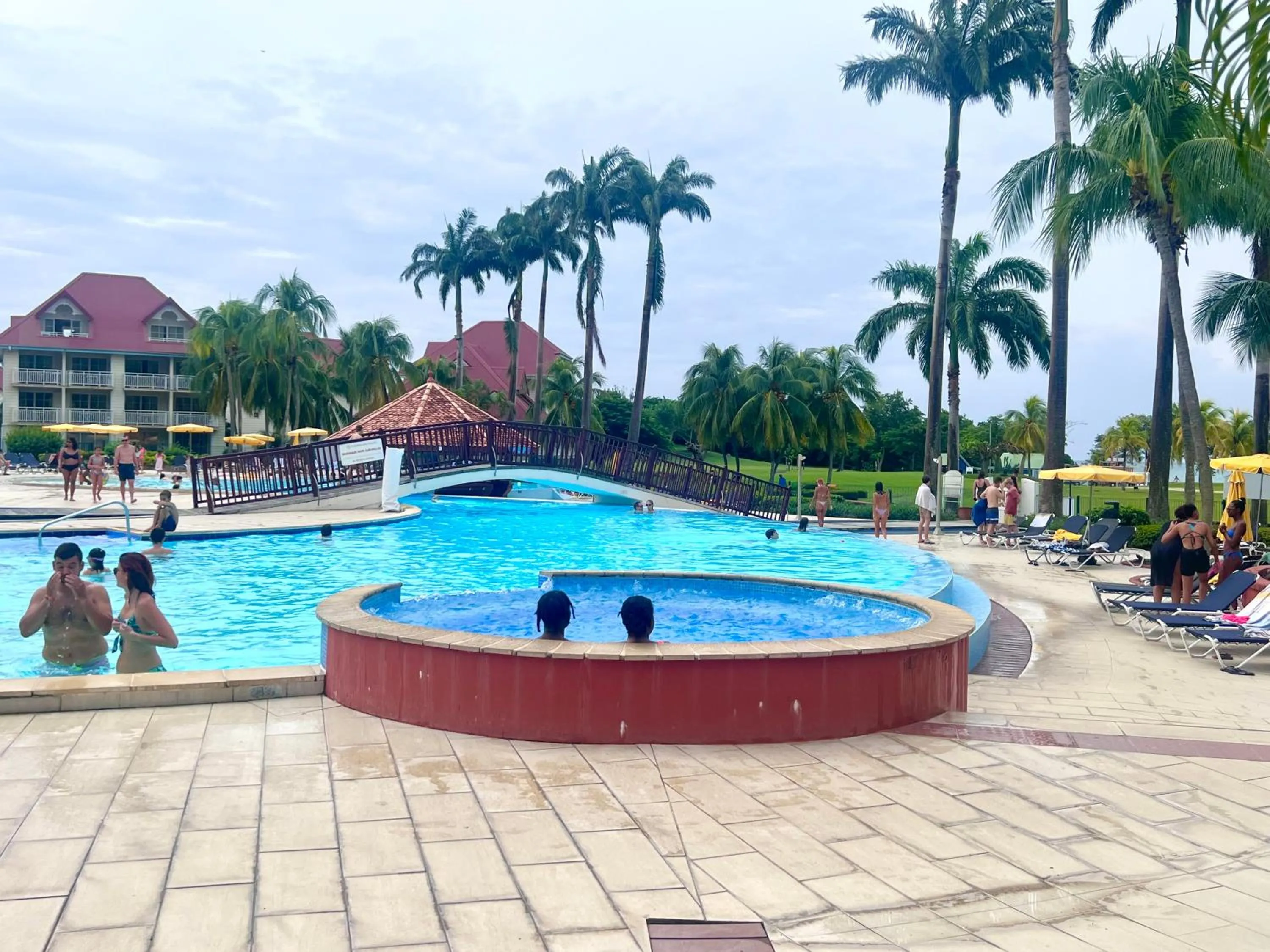 Natural landscape in cœur d hibiscus