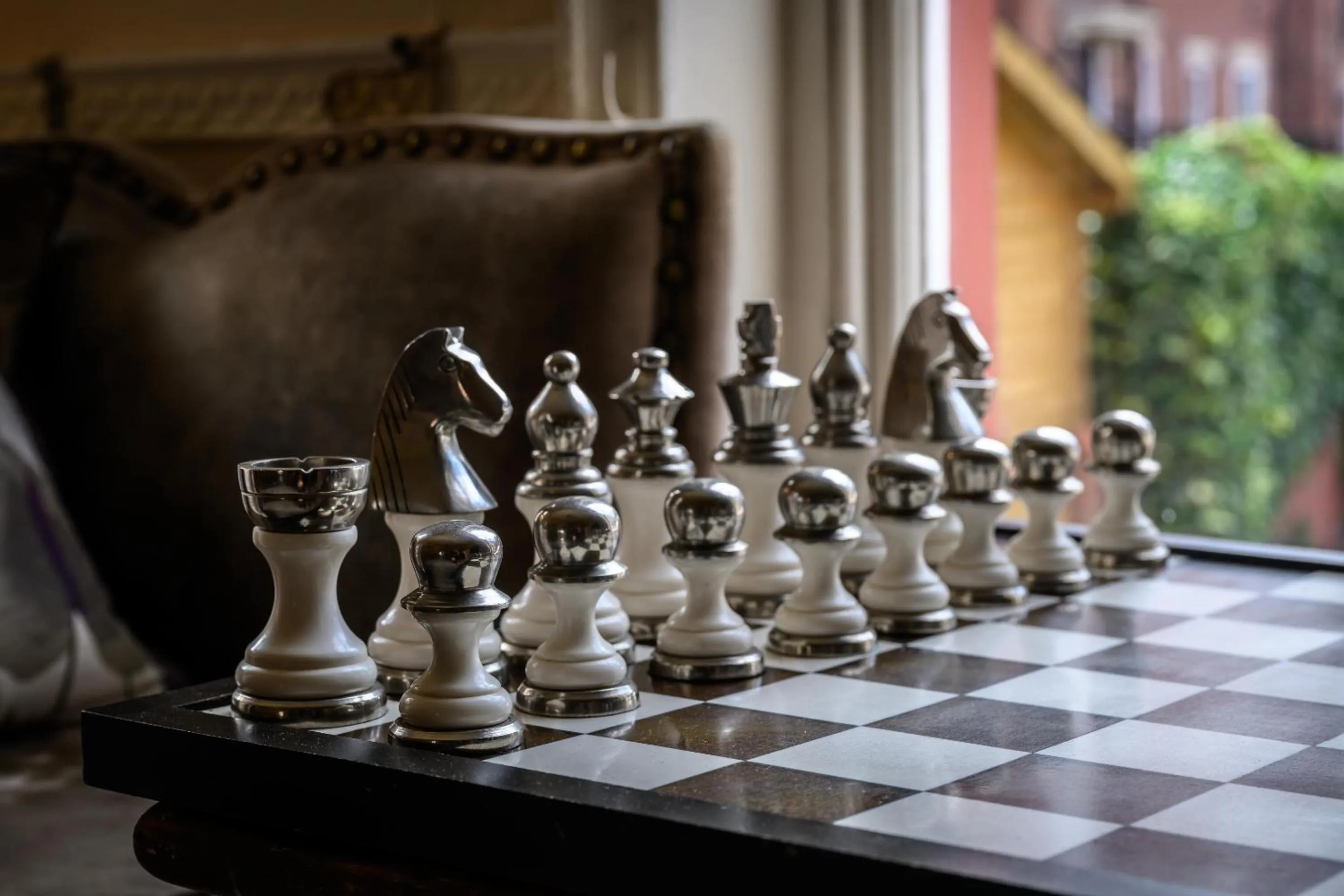 Living room in Darwin's Townhouse